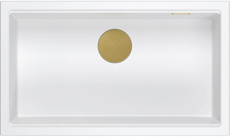 LOGAN 110 GraniteQ sink snow white