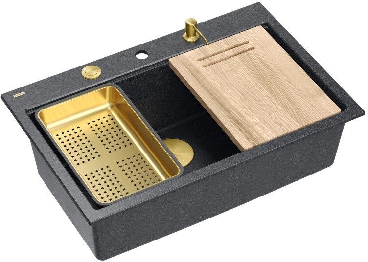 MARC 110 WORKSTATION GraniteQ single-bowl sink