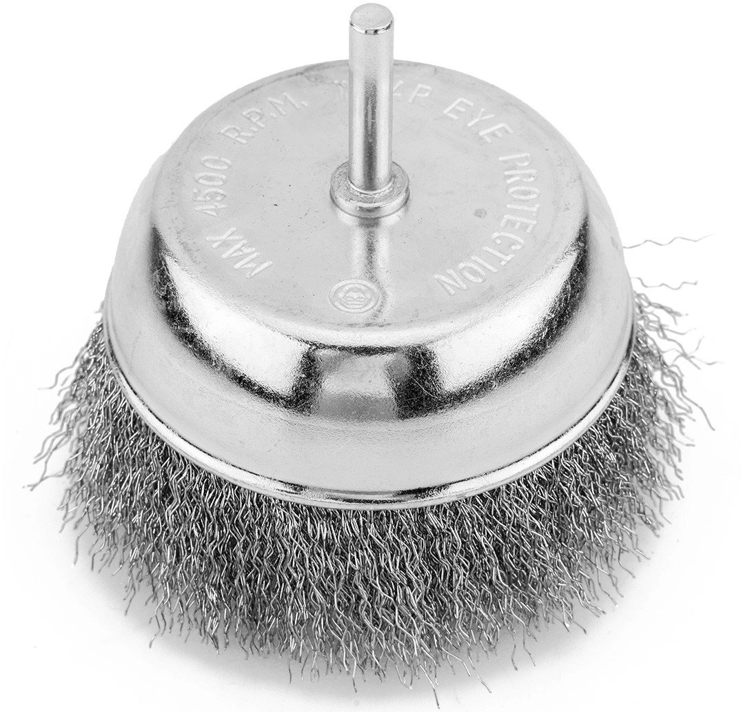 Wire butt brush 100 mm  crimped