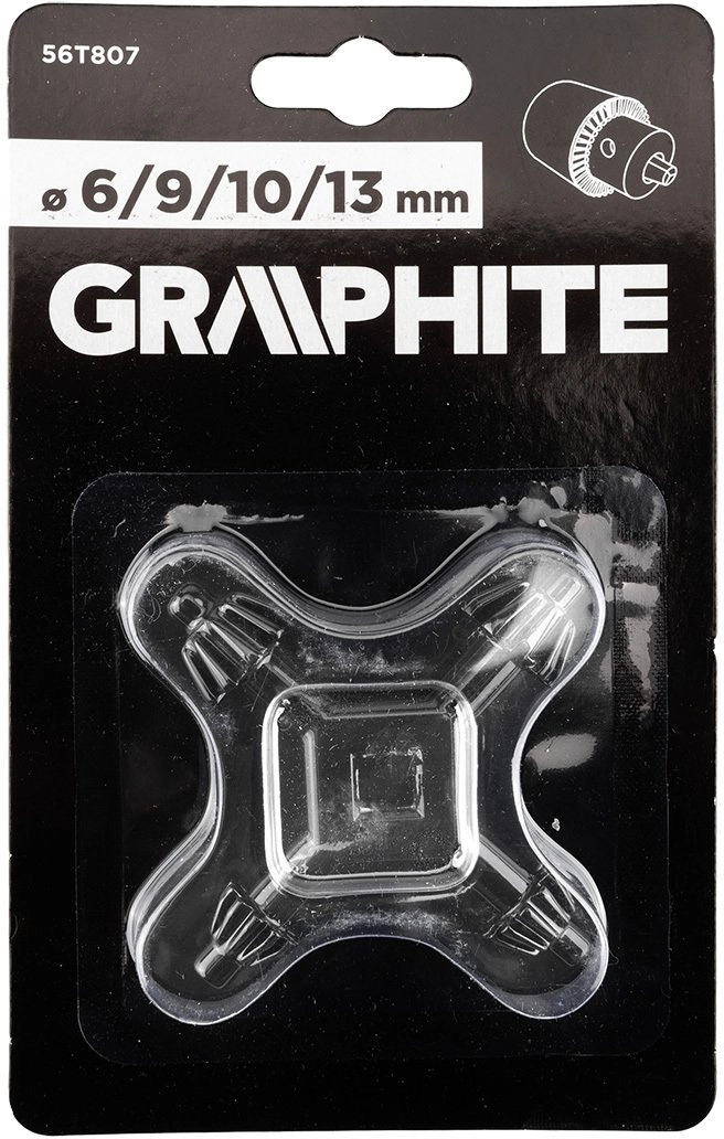 Graphite Universal key for drill chucks: