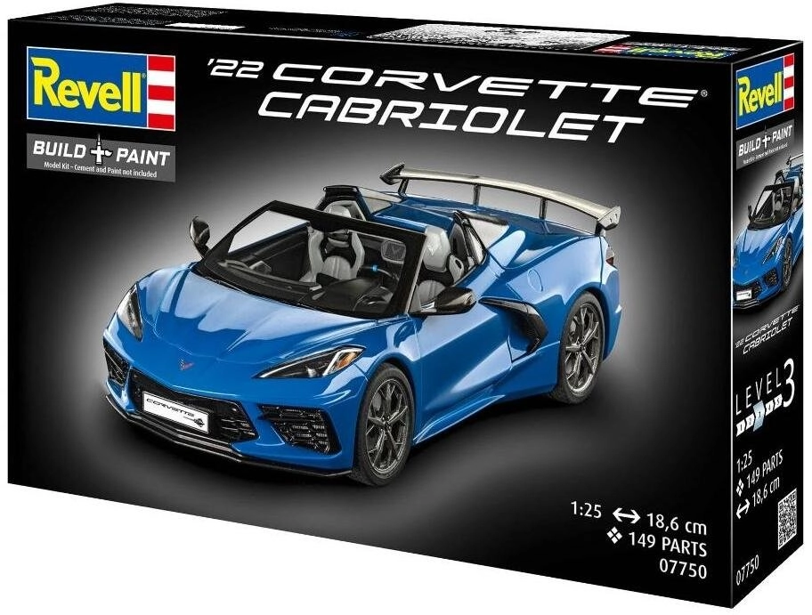 SamochÓD 1/25 /07750/ Corvette C8 Cabriolet
