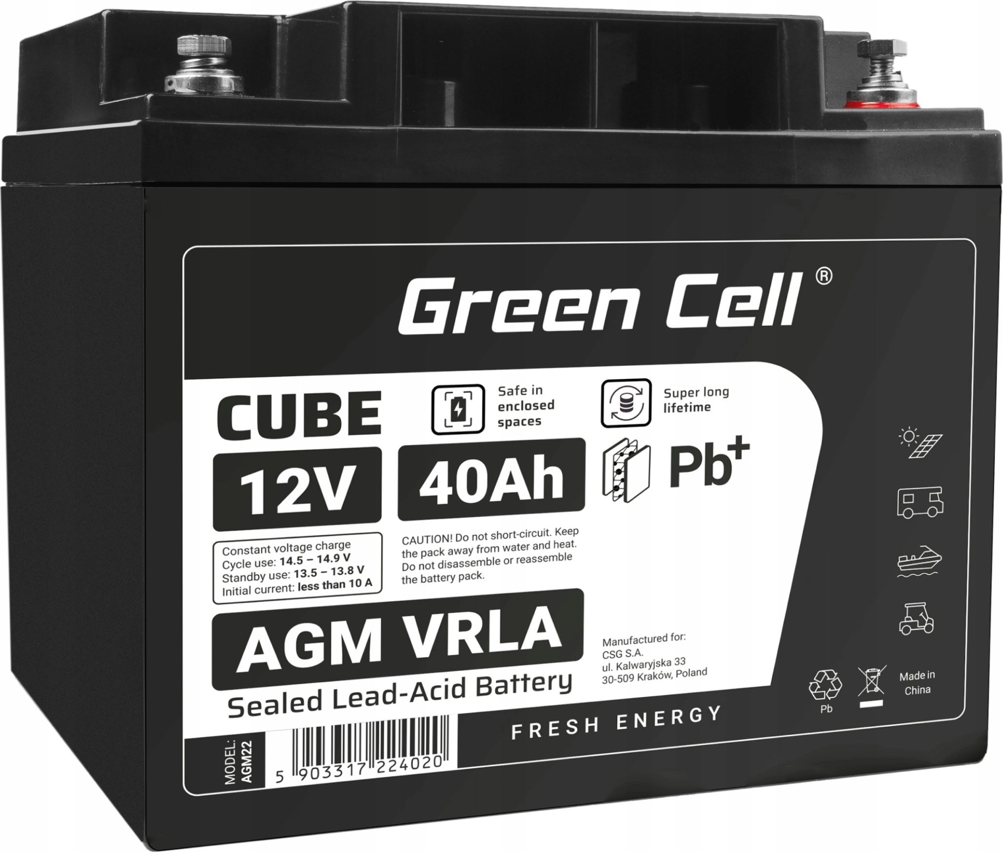 Green Cell Green Cell Cube AGM