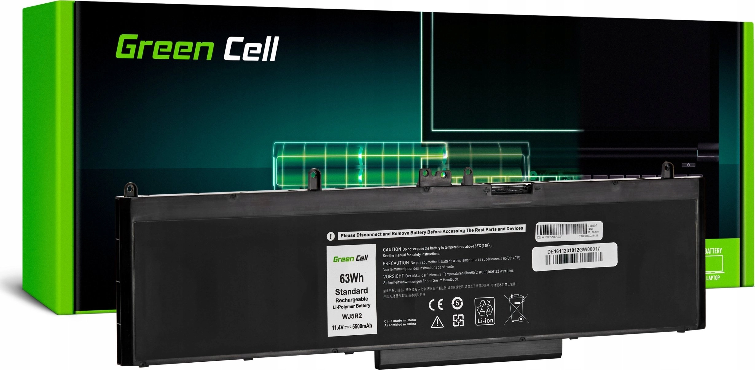 Bateria Green Cell Bateria Green Cell