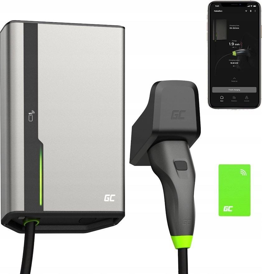 Greencell HabuDen Wallbox 22kW 32A 7