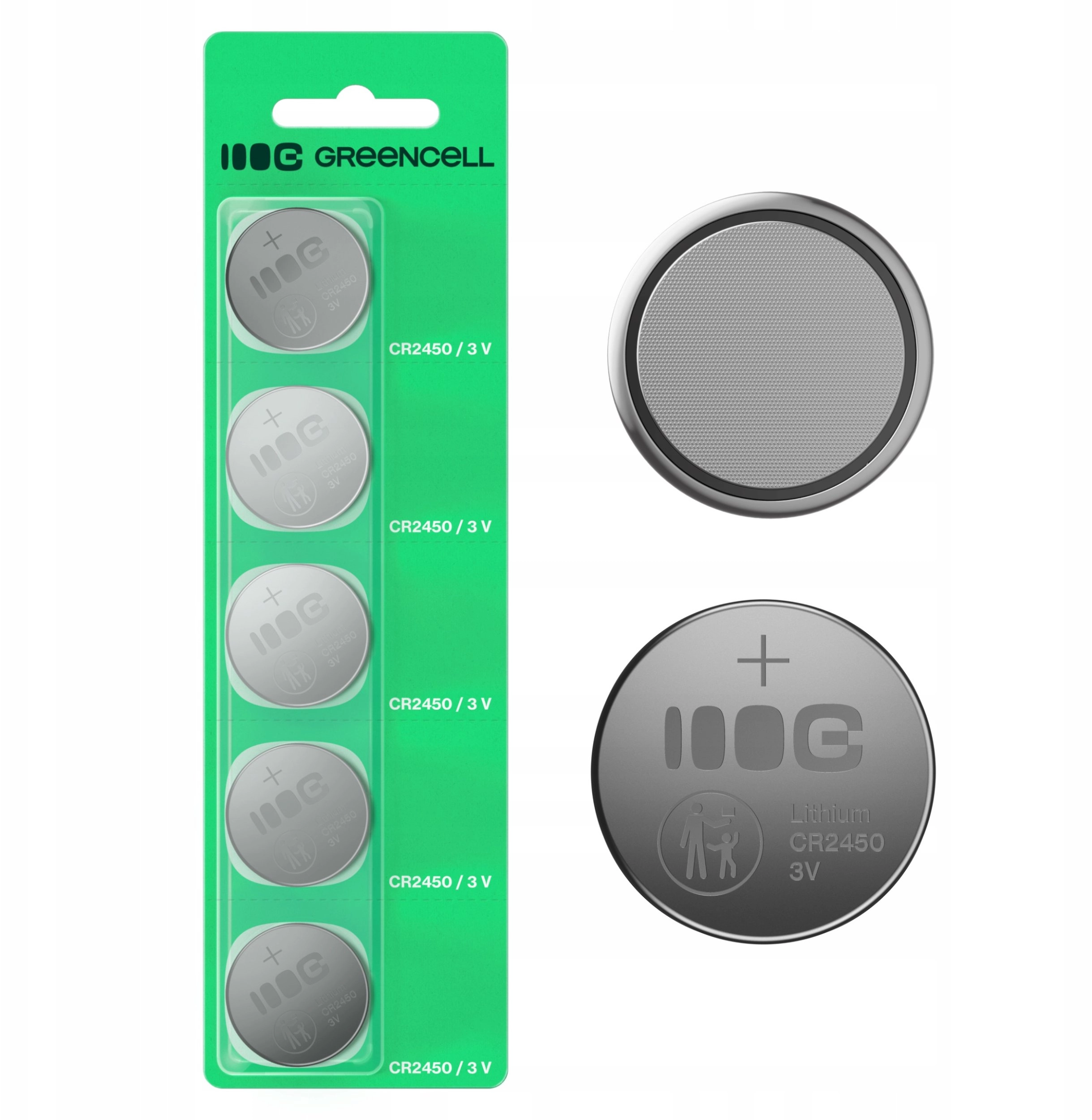 Baterijas Green Cell Blister 5x Lithium