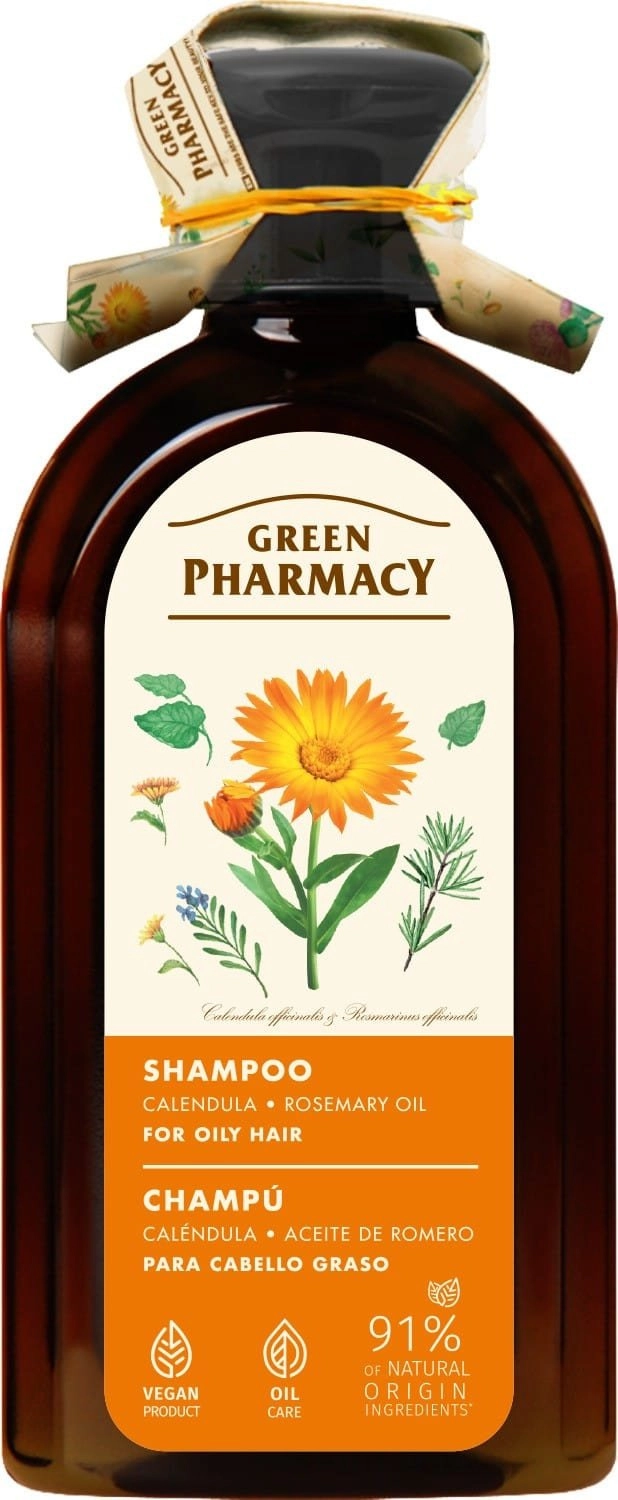 GREEN PHARMACY Szampon do włosów przetłuszczających