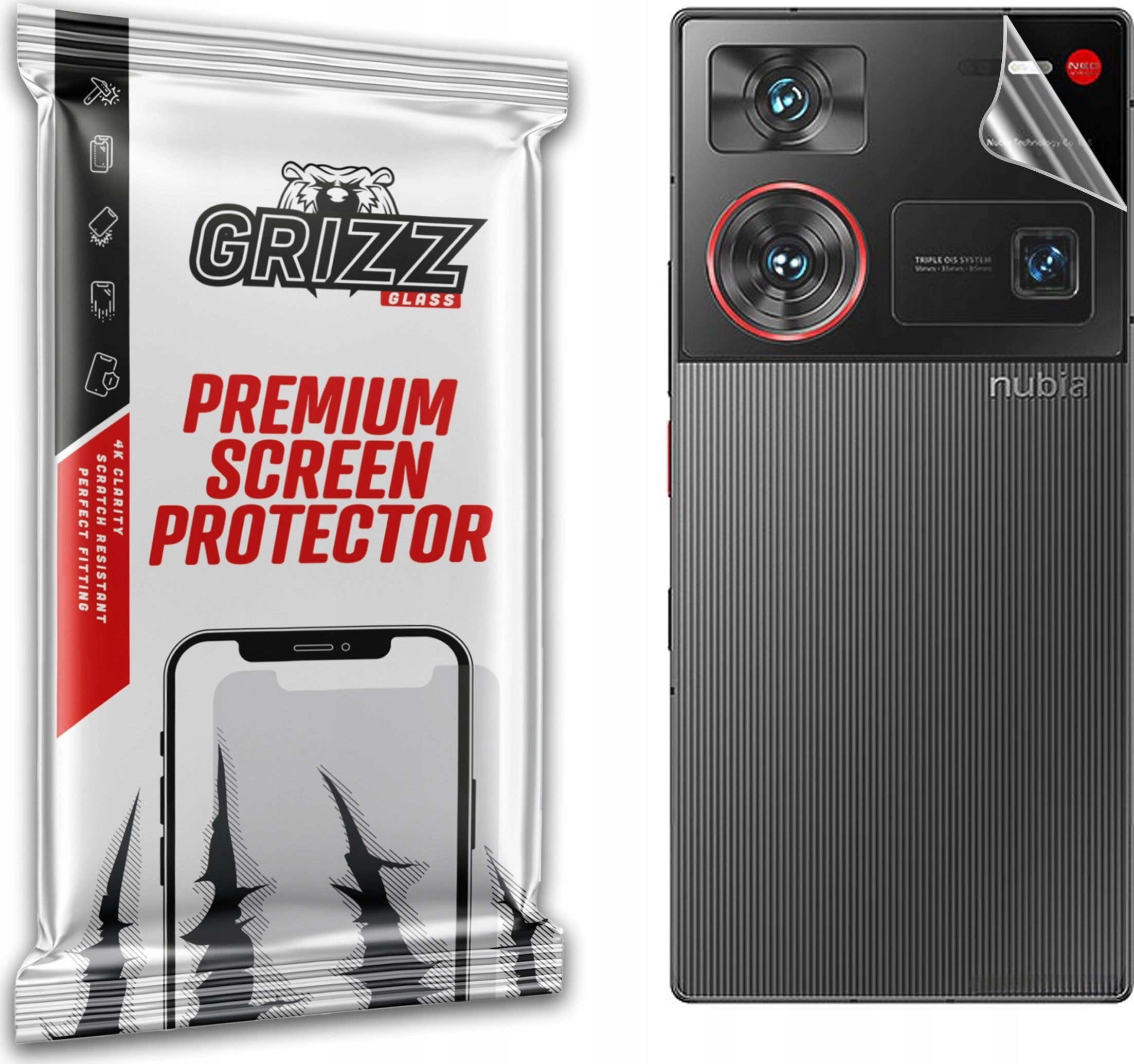 GrizzGlass GrizzGlass SatinSkin back foil for