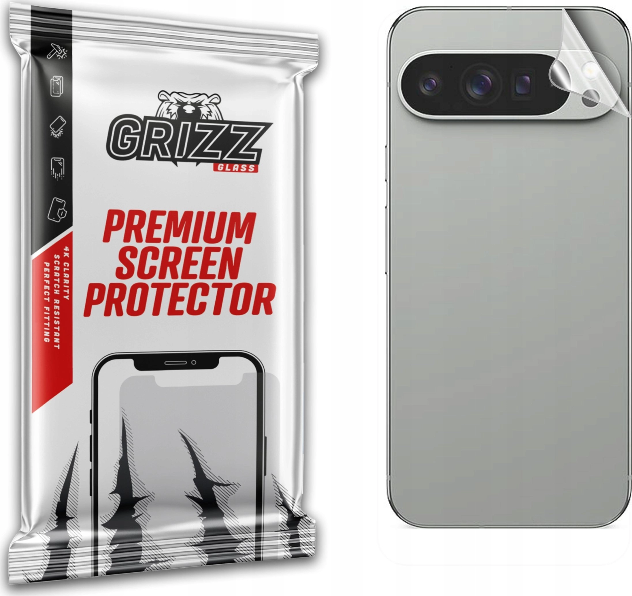 GrizzGlass GrizzGlass SatinSkin back foil for