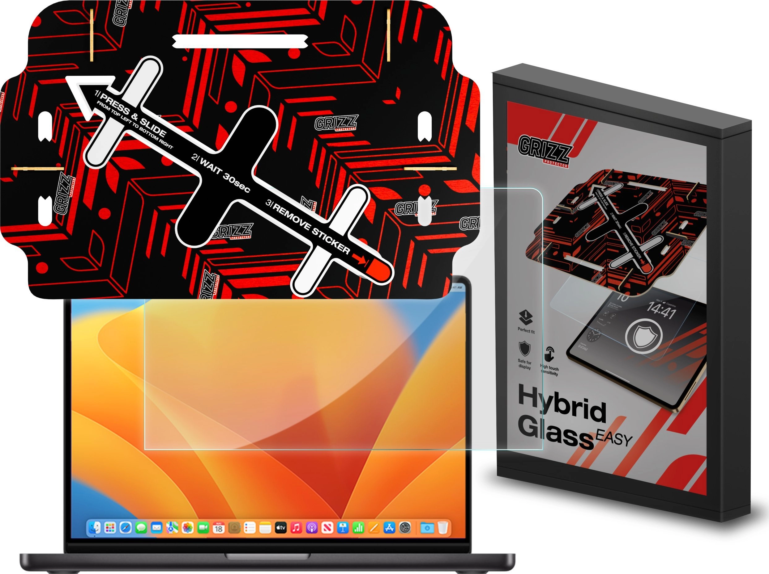 Filtr GrizzGlass Szkło hybrydowe GrizzGlass HybridGlass
