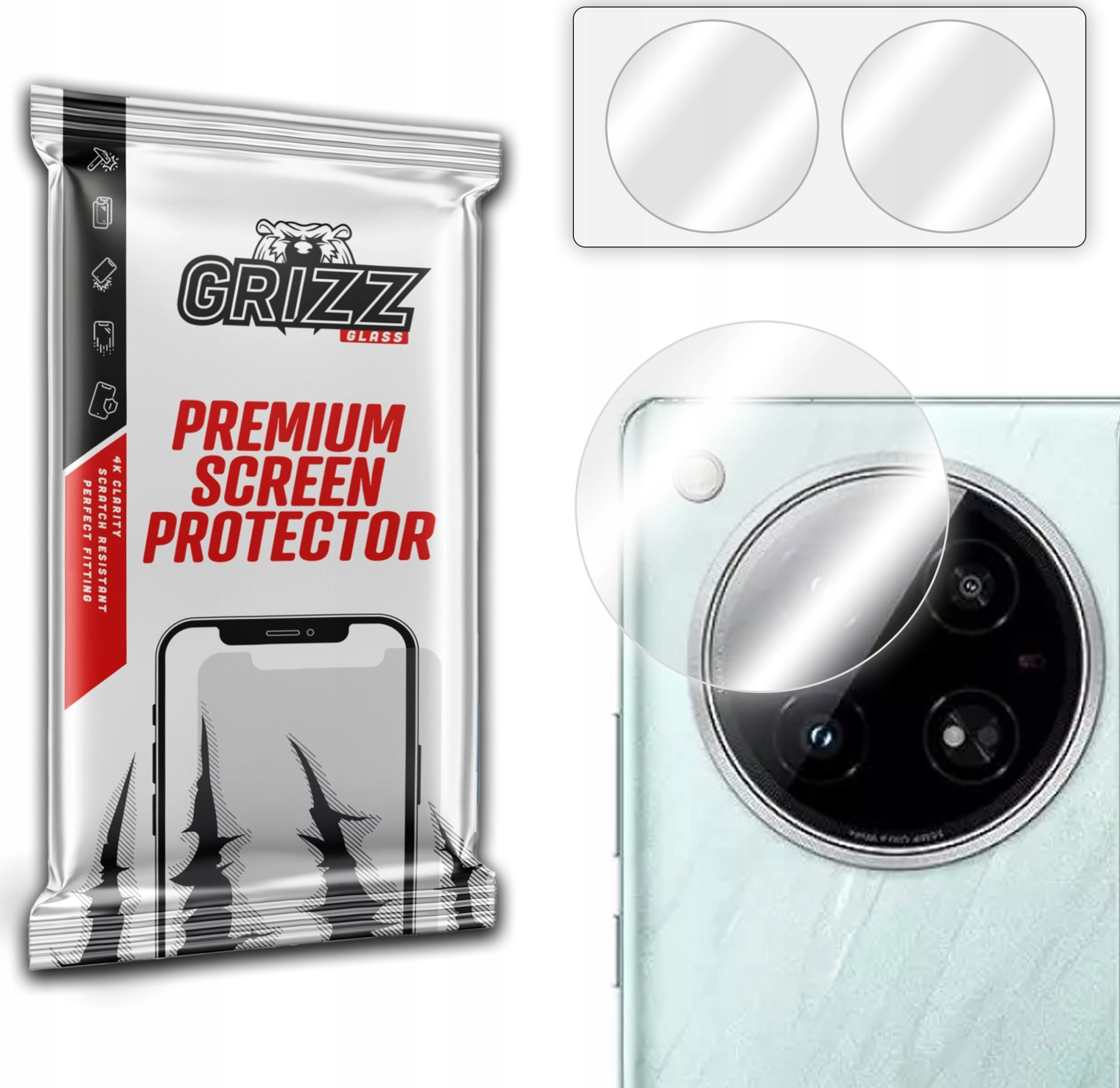 GrizzGlass Camera Glass GrizzGlass HybridGlass Camera