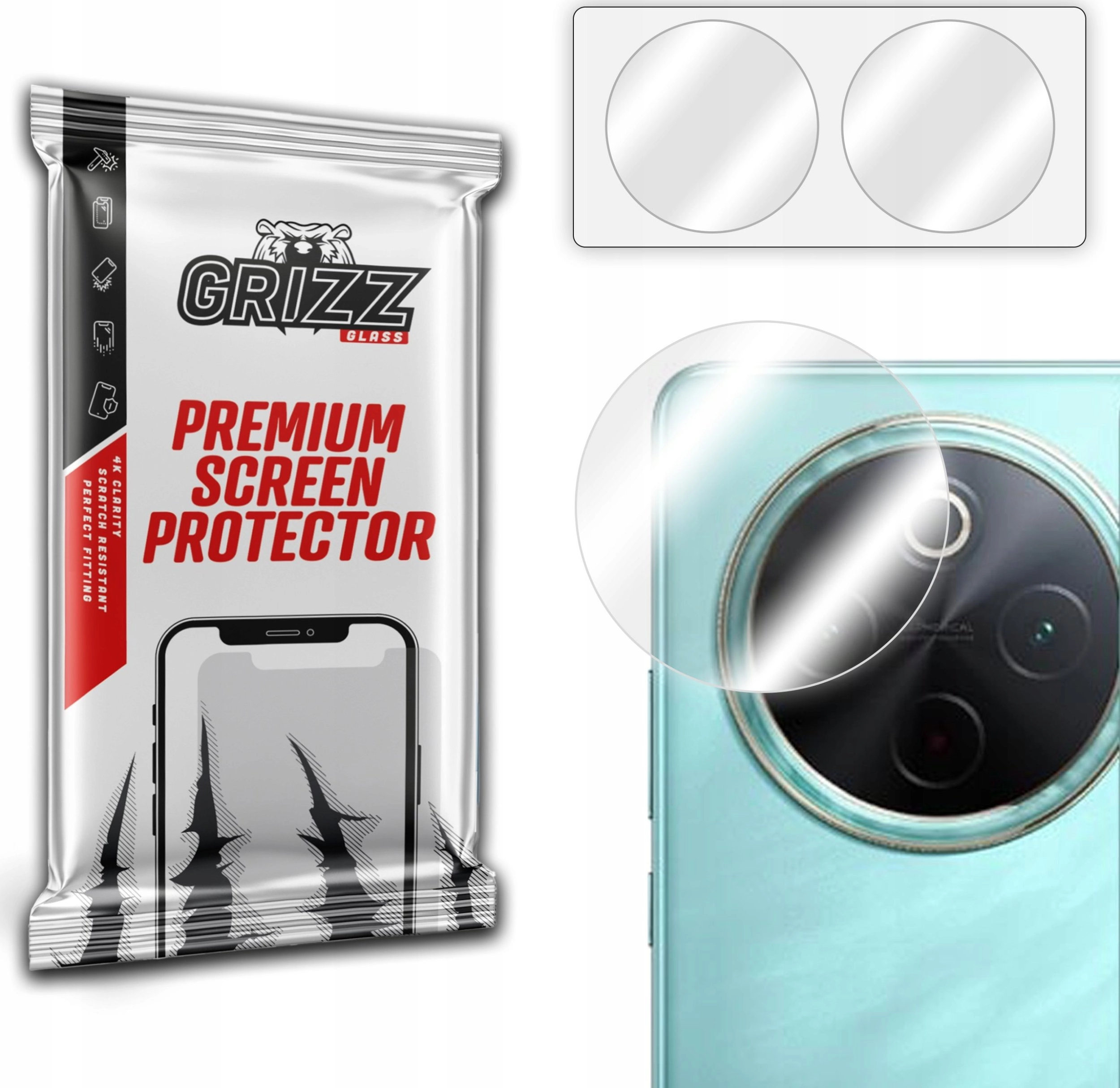GrizzGlass GrizzGlass HybridGlass Camera Glass for