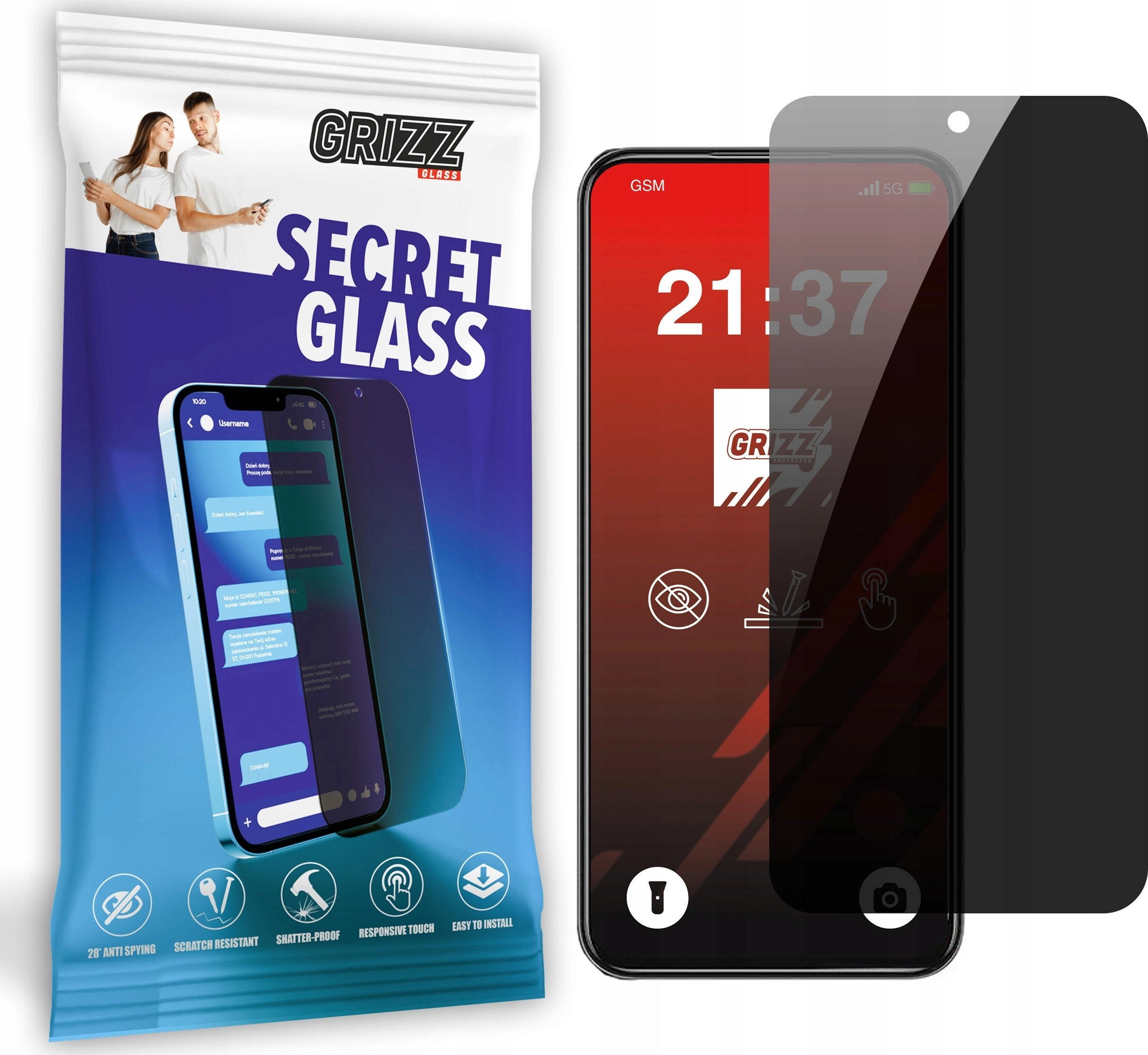 GrizzGlass GrizzGlass SecretGlass privacy glass for