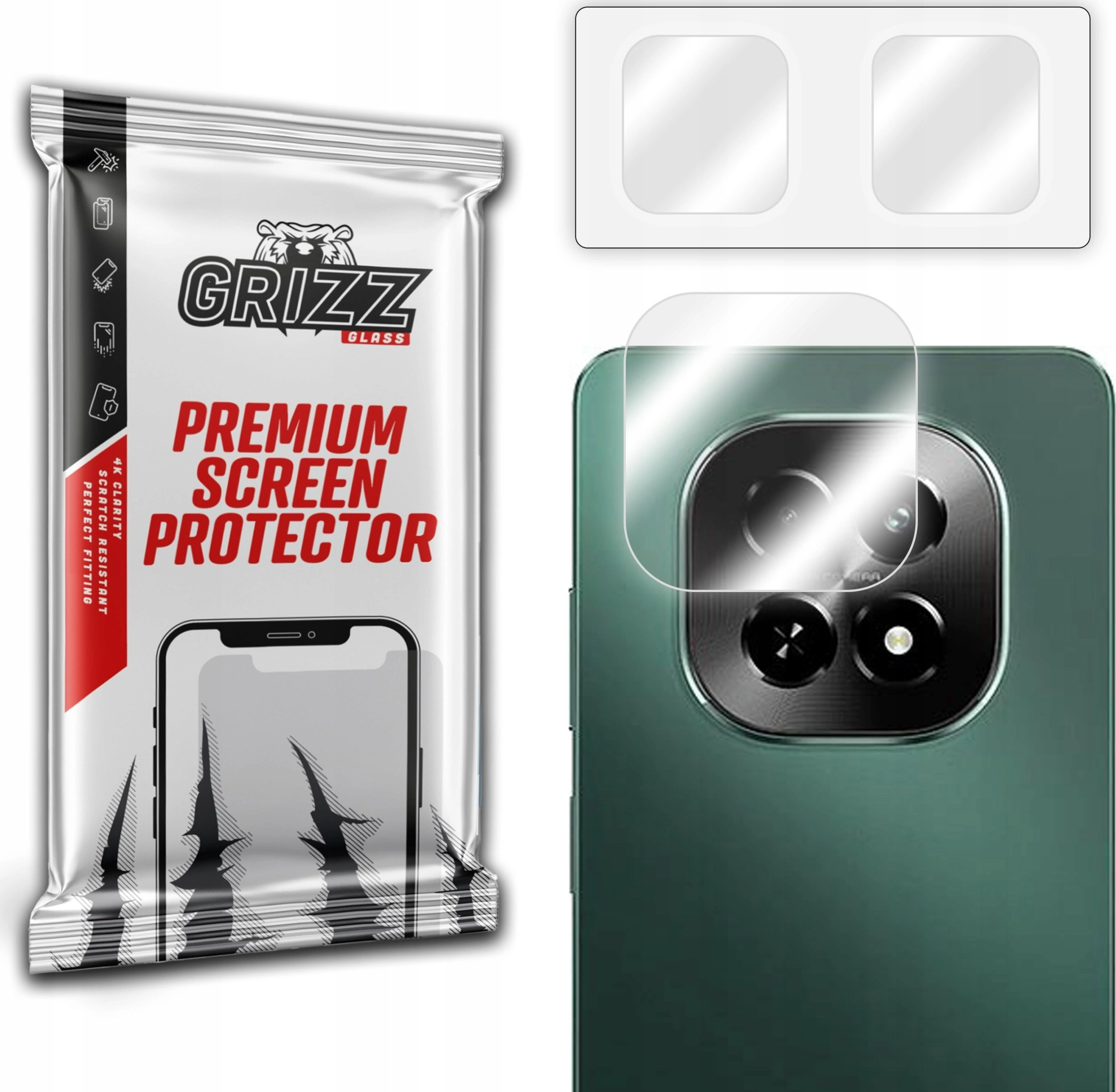 GrizzGlass GrizzGlass HybridGlass Camera Glass for