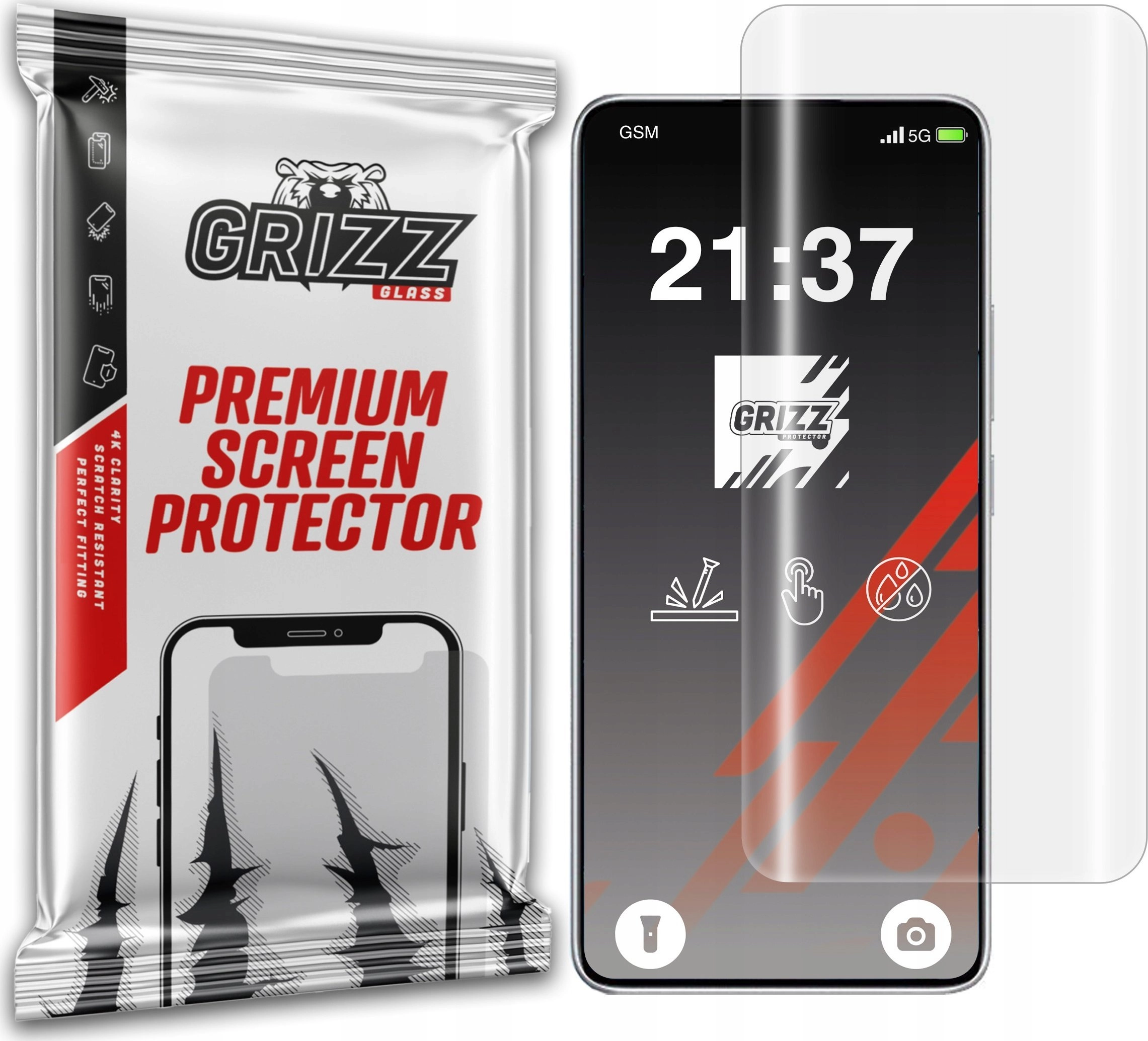 GrizzGlass GrizzGlass Hydrofilm Hydrogel Film for