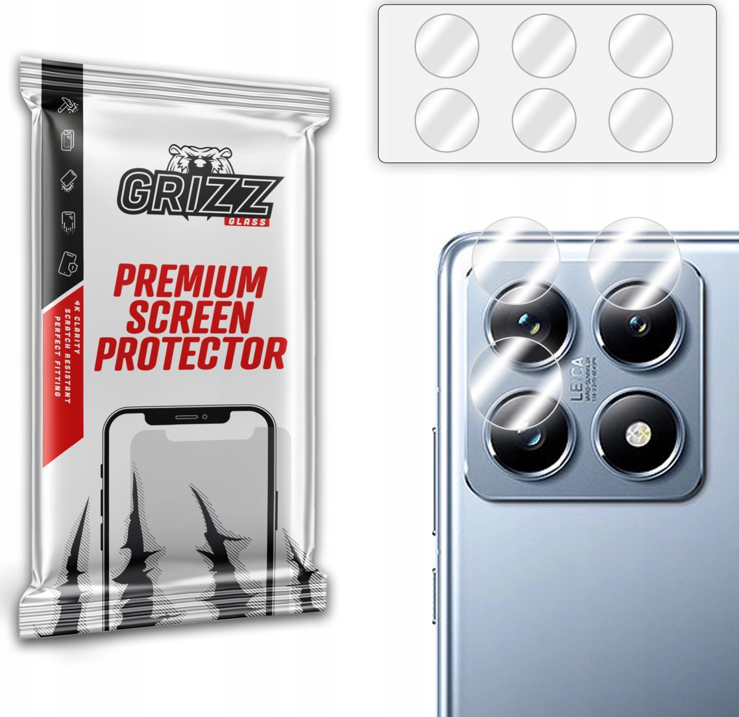 GrizzGlass GrizzGlass HybridGlass Camera Glass for