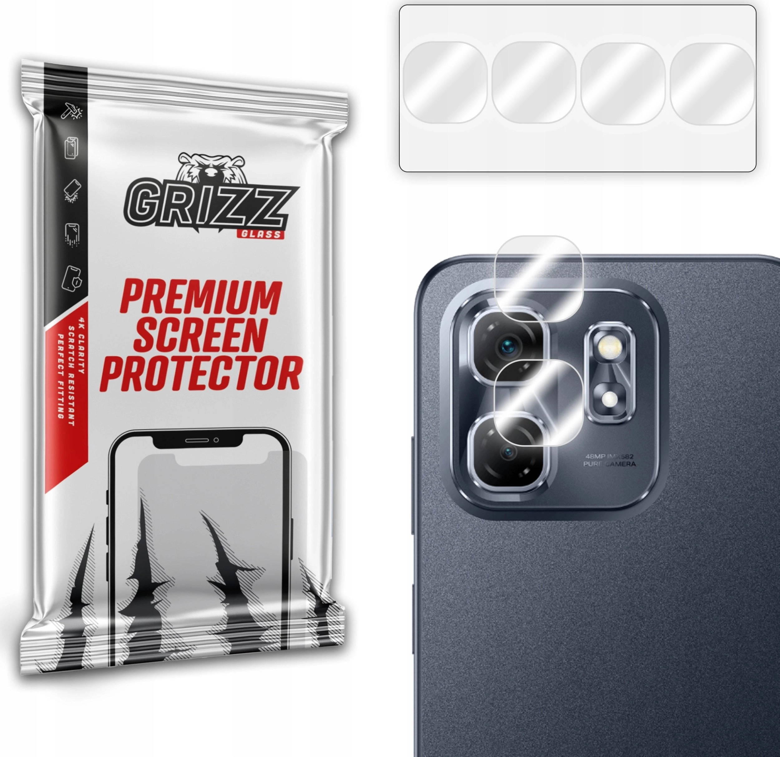 GrizzGlass GrizzGlass HybridGlass Camera Glass for