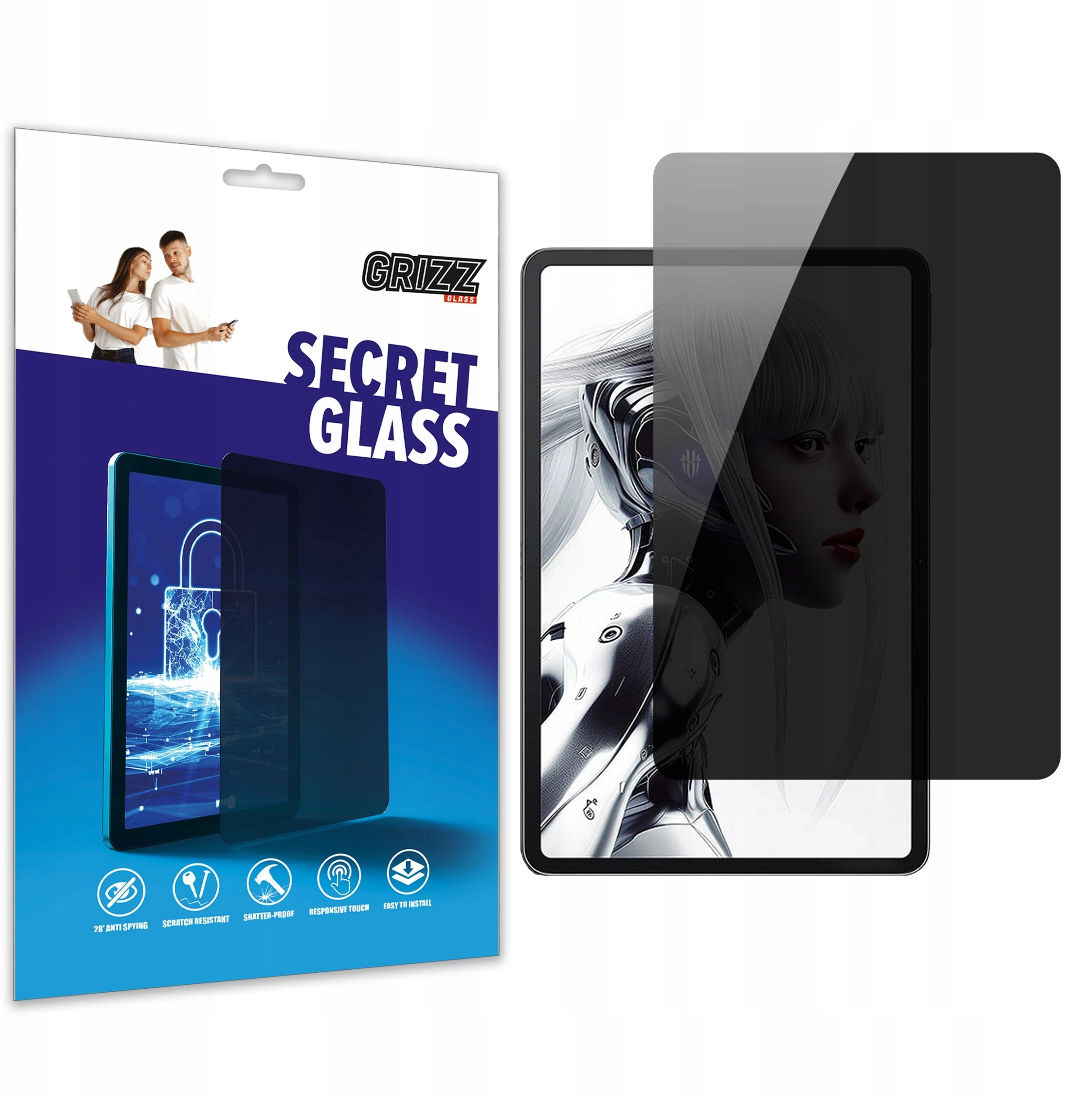 GrizzGlass SecretGlass privacy glass for Nubia