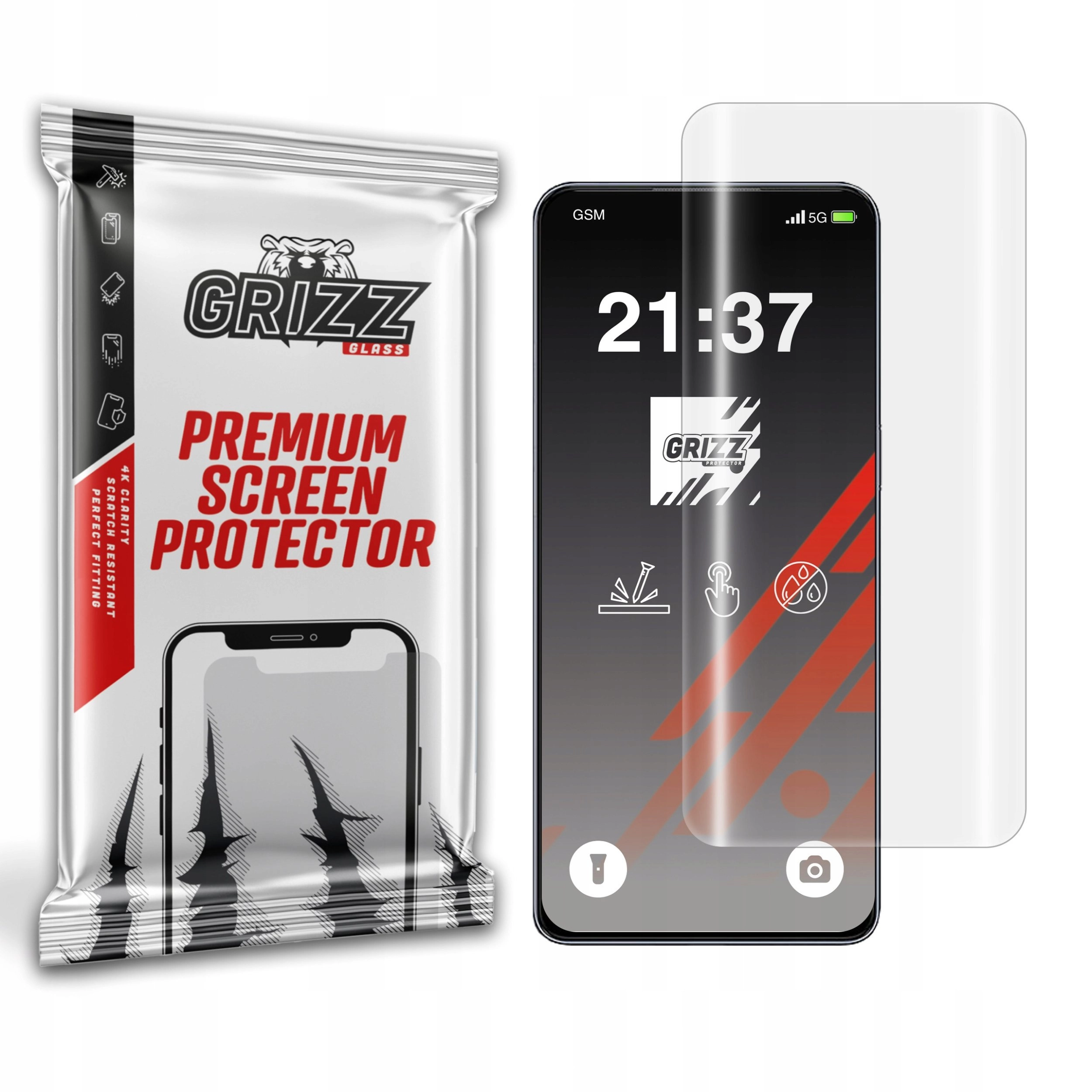 GrizzGlass Hydrofilm hydrogel film for Ulefone