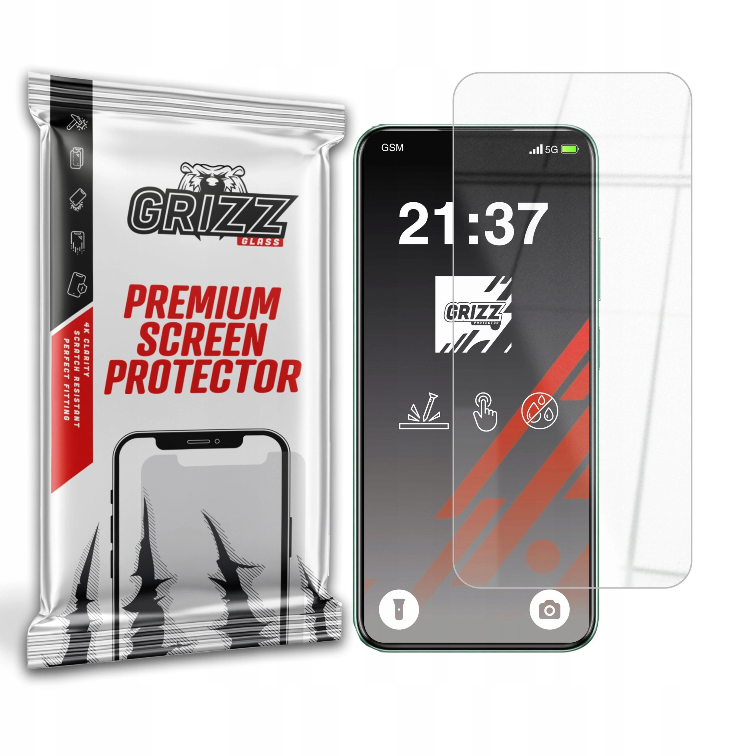 GrizzGlass HybridGlass hybrid glass for Infinix