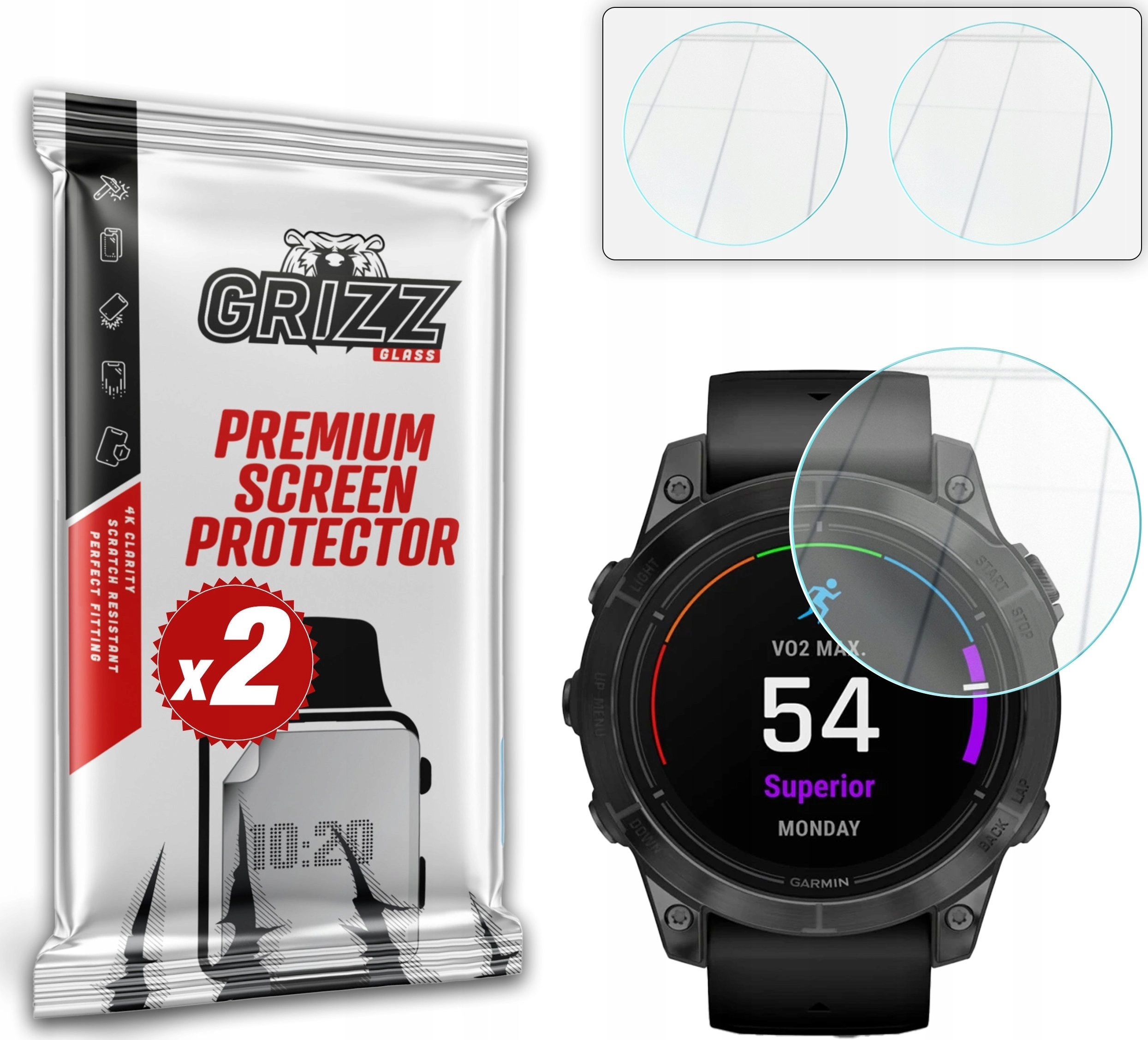 GrizzGlass HybridGlass hybrid glass for Garmin