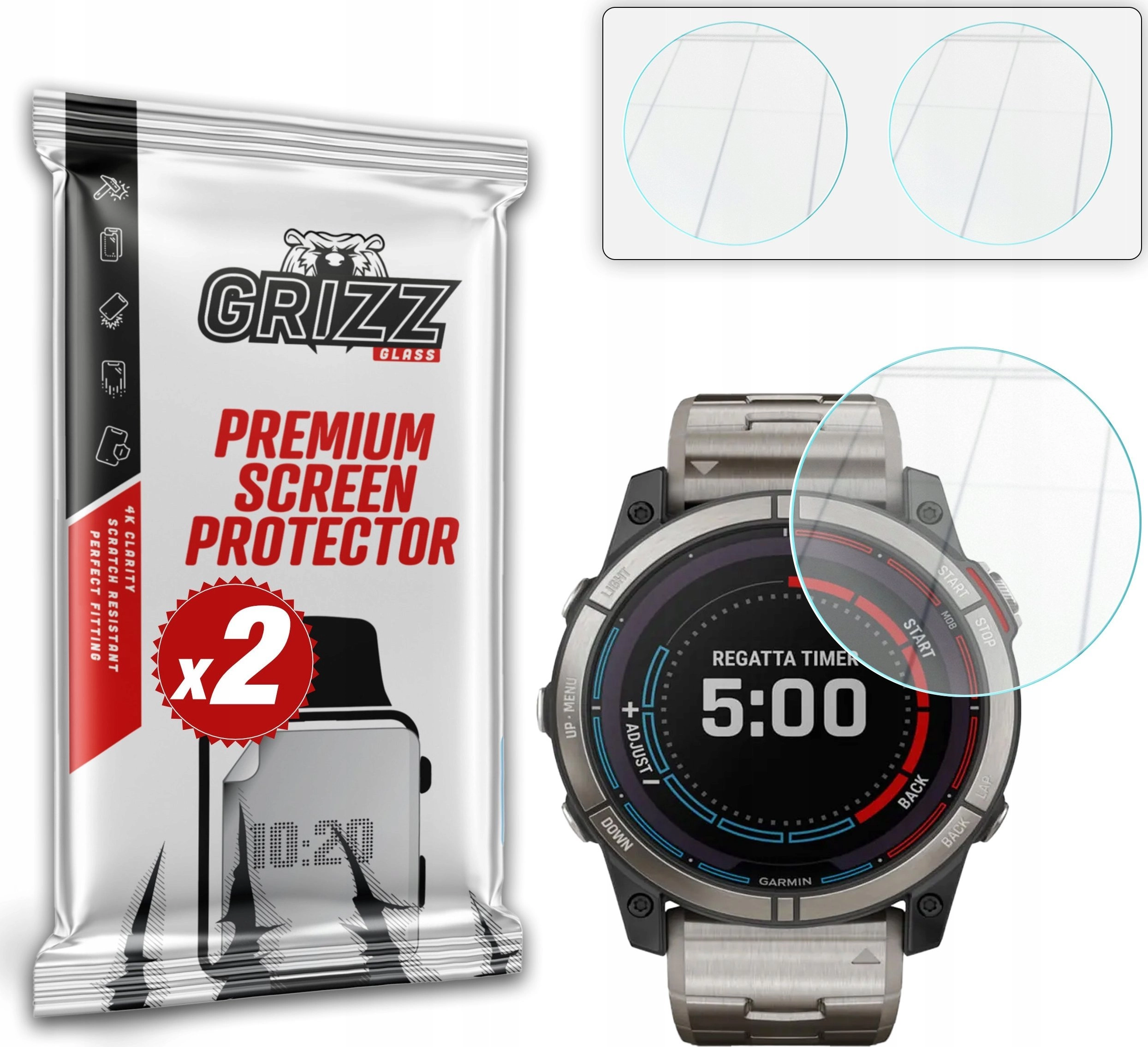 GrizzGlass HybridGlass hybrid glass for Garmin