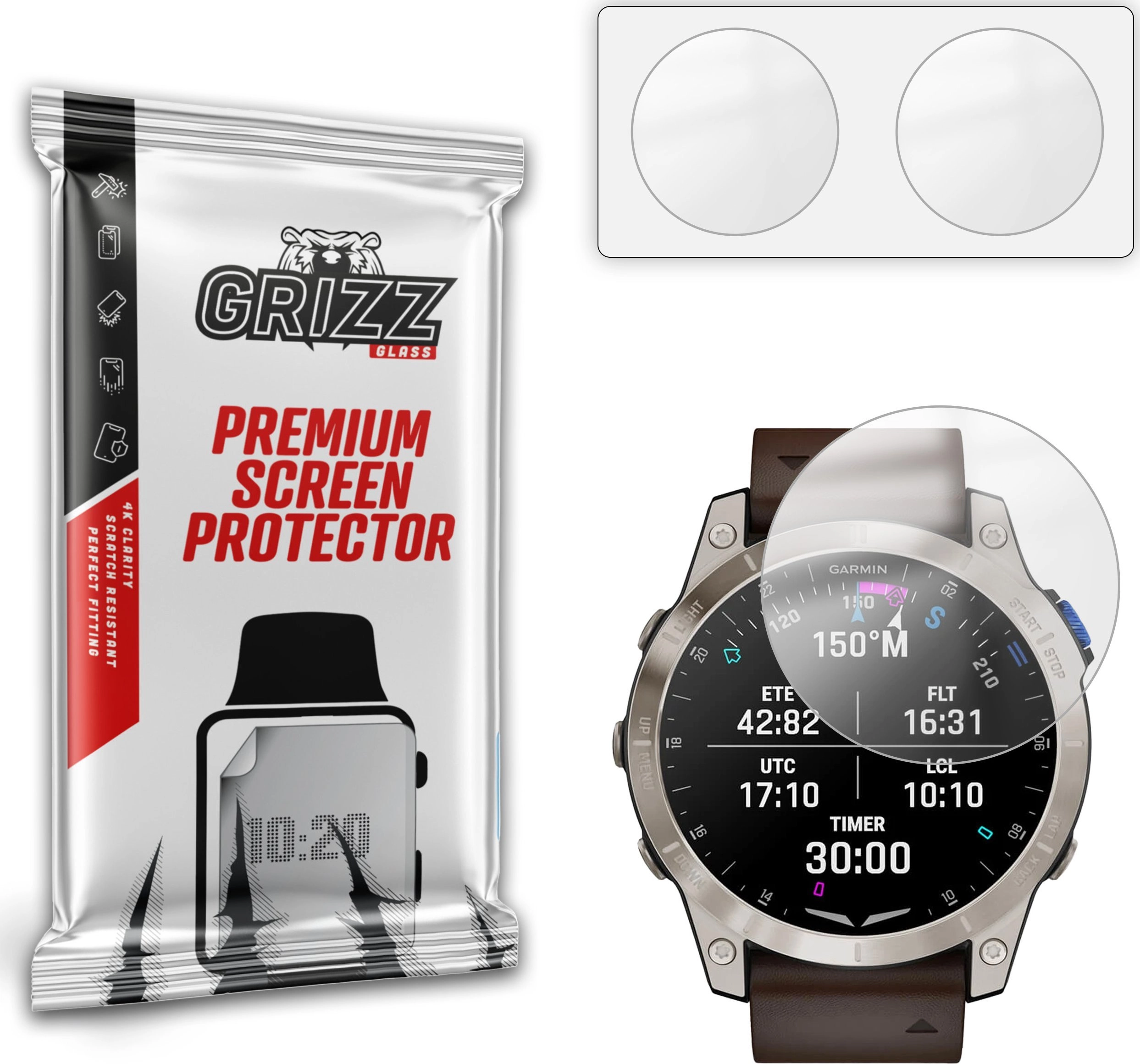 GrizzGlass PaperScreen matte foil for Garmin