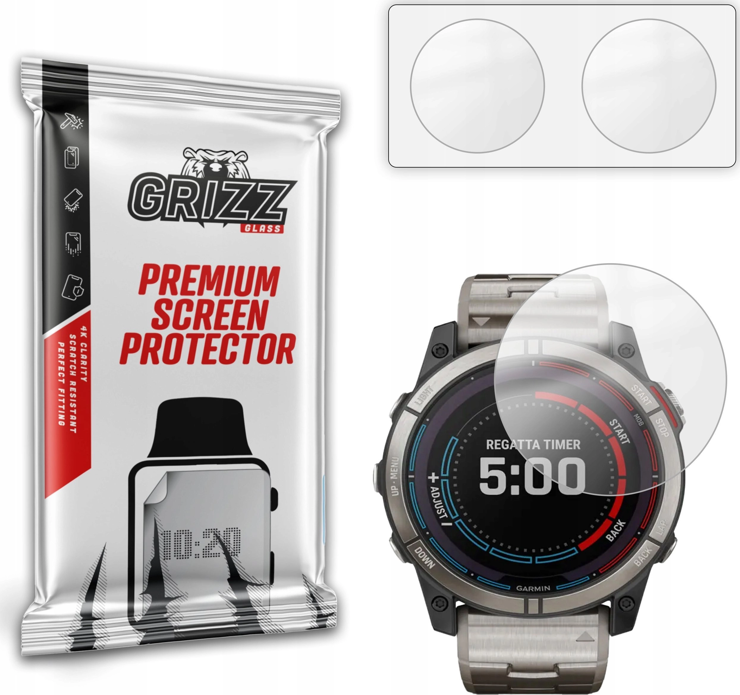Thick Foil GrizzGlass PaperScreen for Garmin