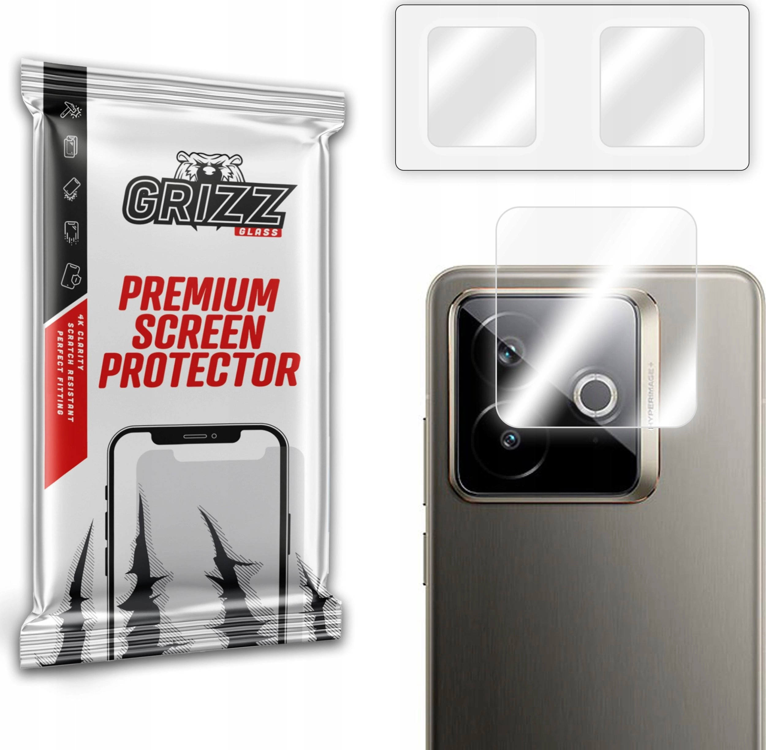 Szkło na aparat GrizzGlass HybridGlass Camera