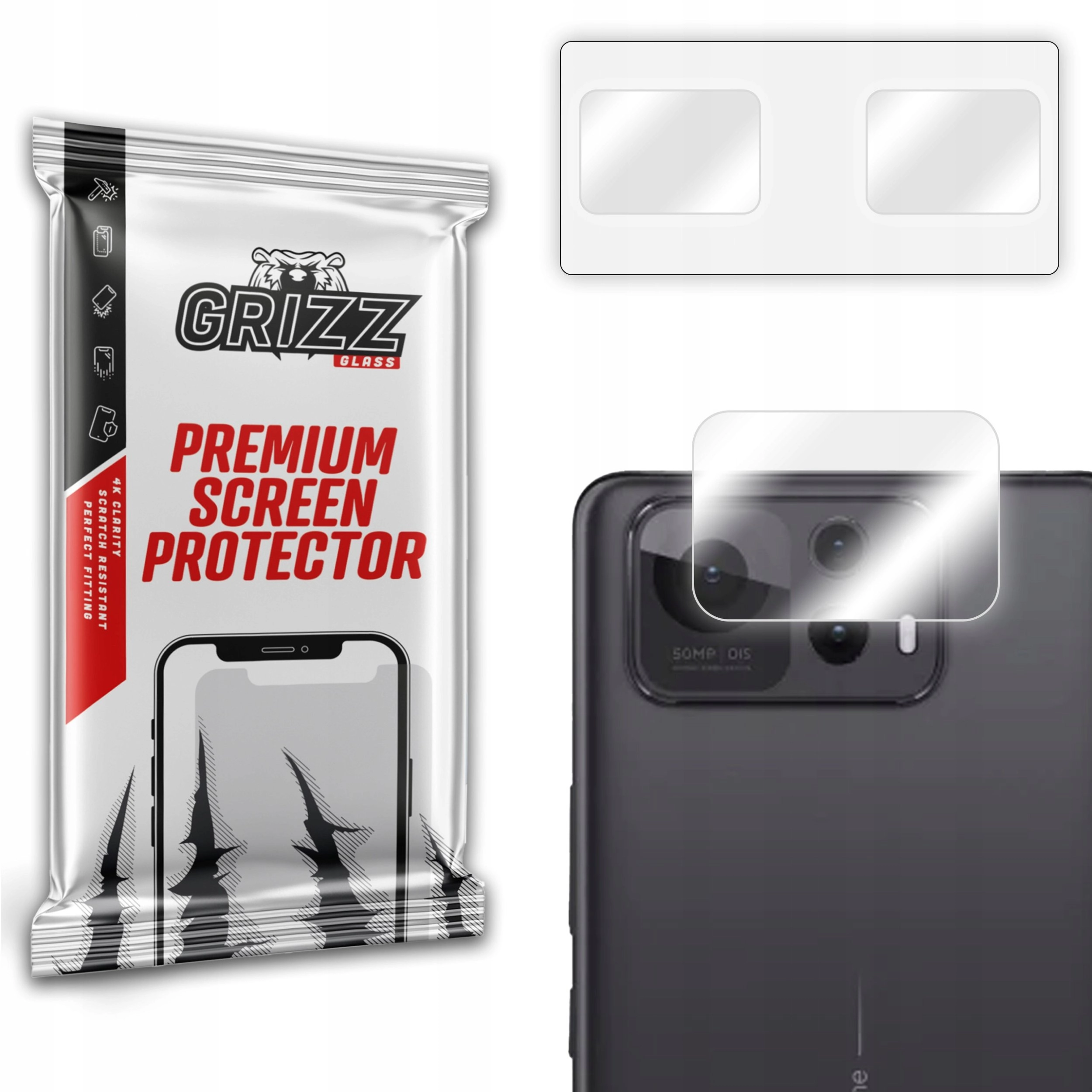 GrizzGlass HybridGlass Camera Glass for Asus