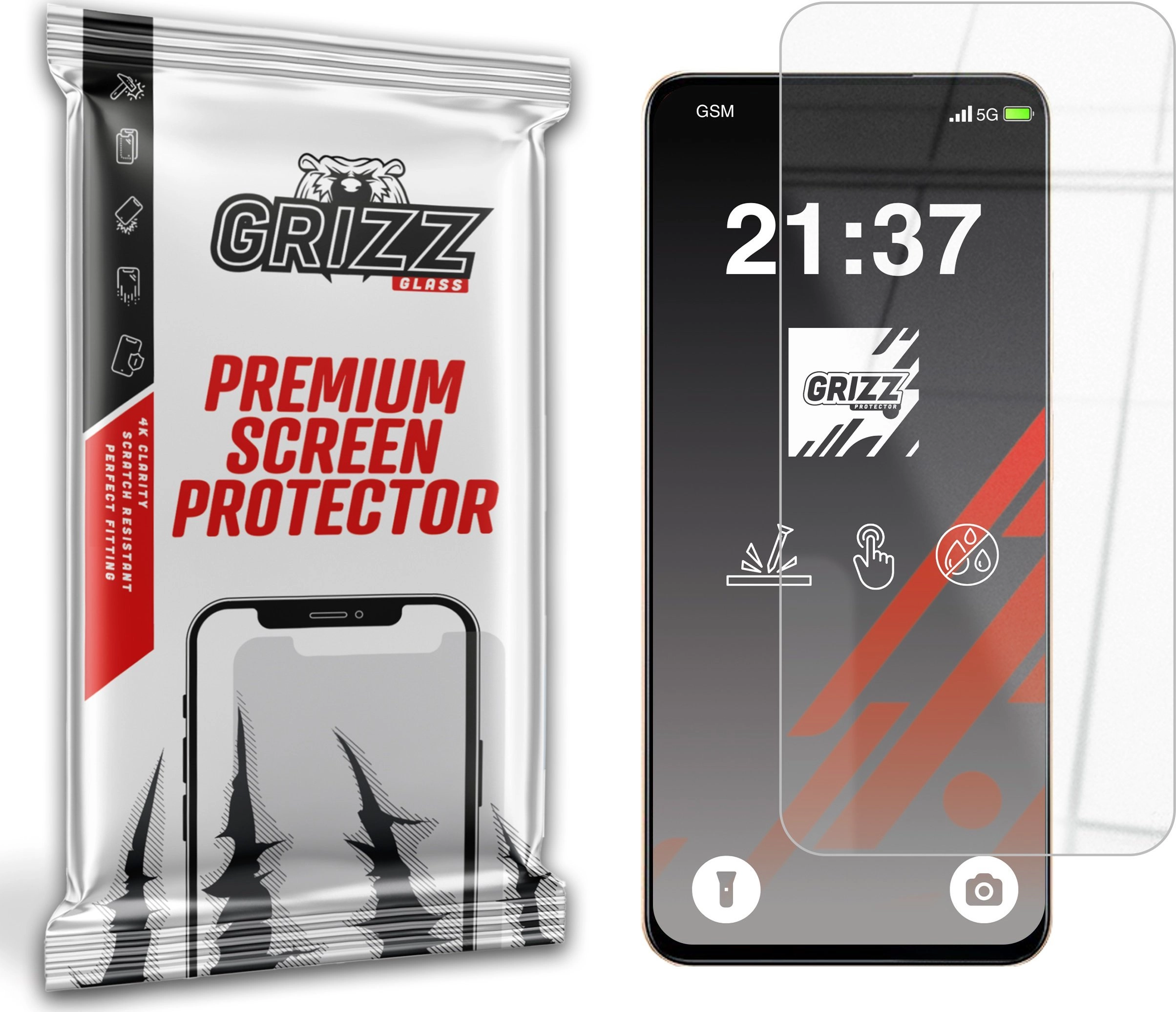 GrizzGlass HybridGlass hybrid glass for Realme