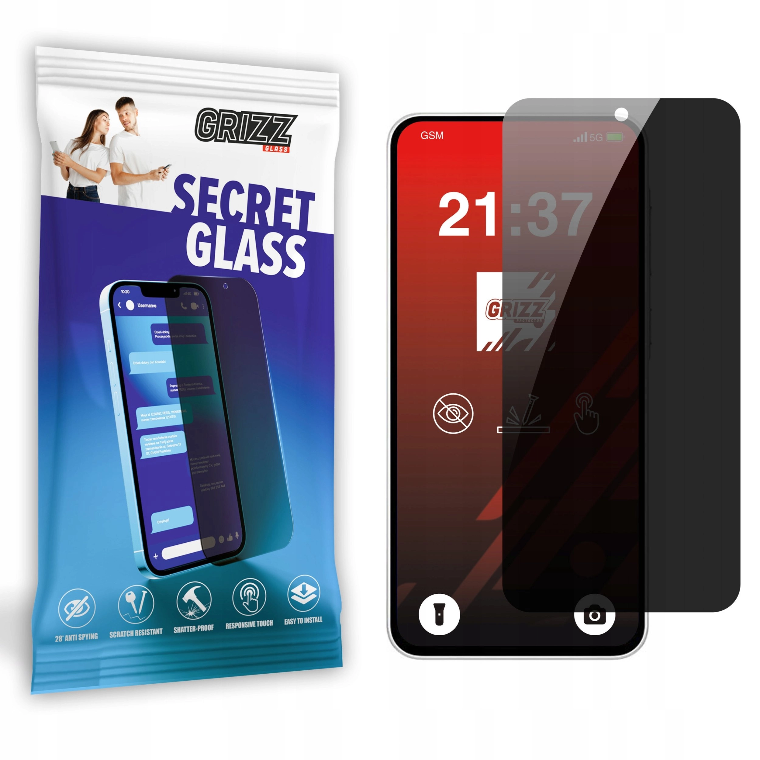 GrizzGlass SecretGlass frosted privacy glass for