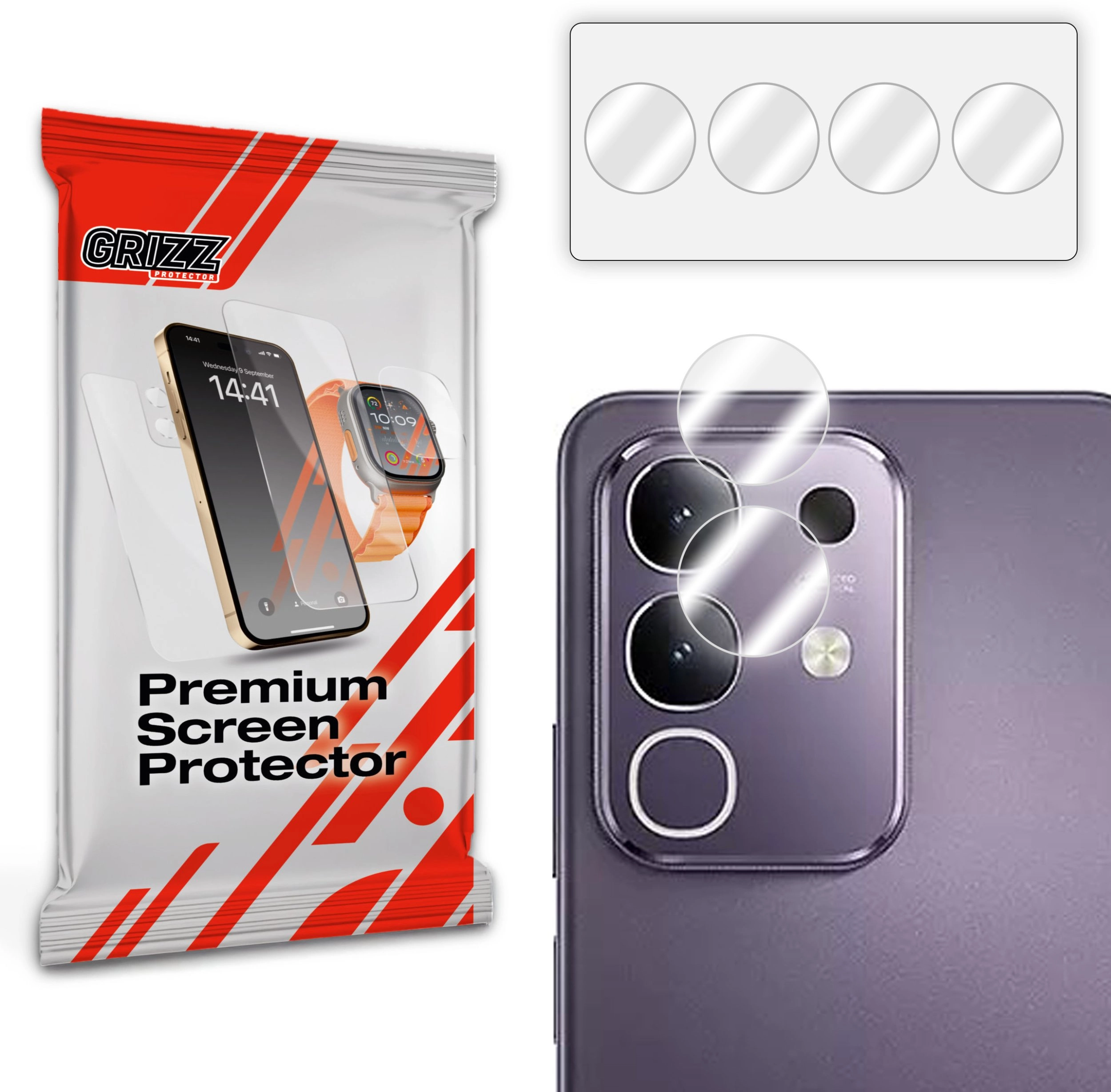 Szkło na aparat GrizzGlass HybridGlass Camera