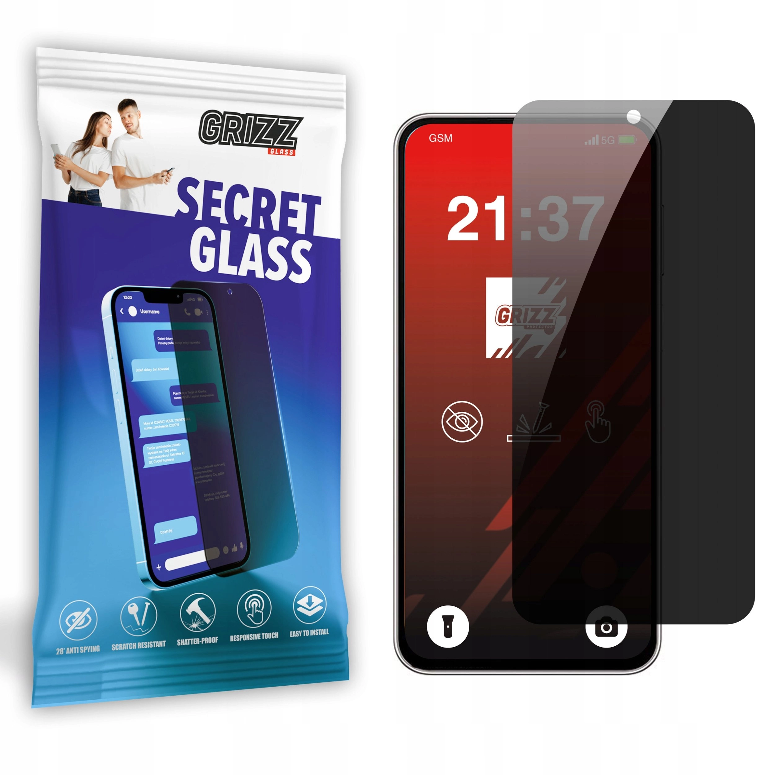 GrizzGlass SecretGlass frosted privacy glass for