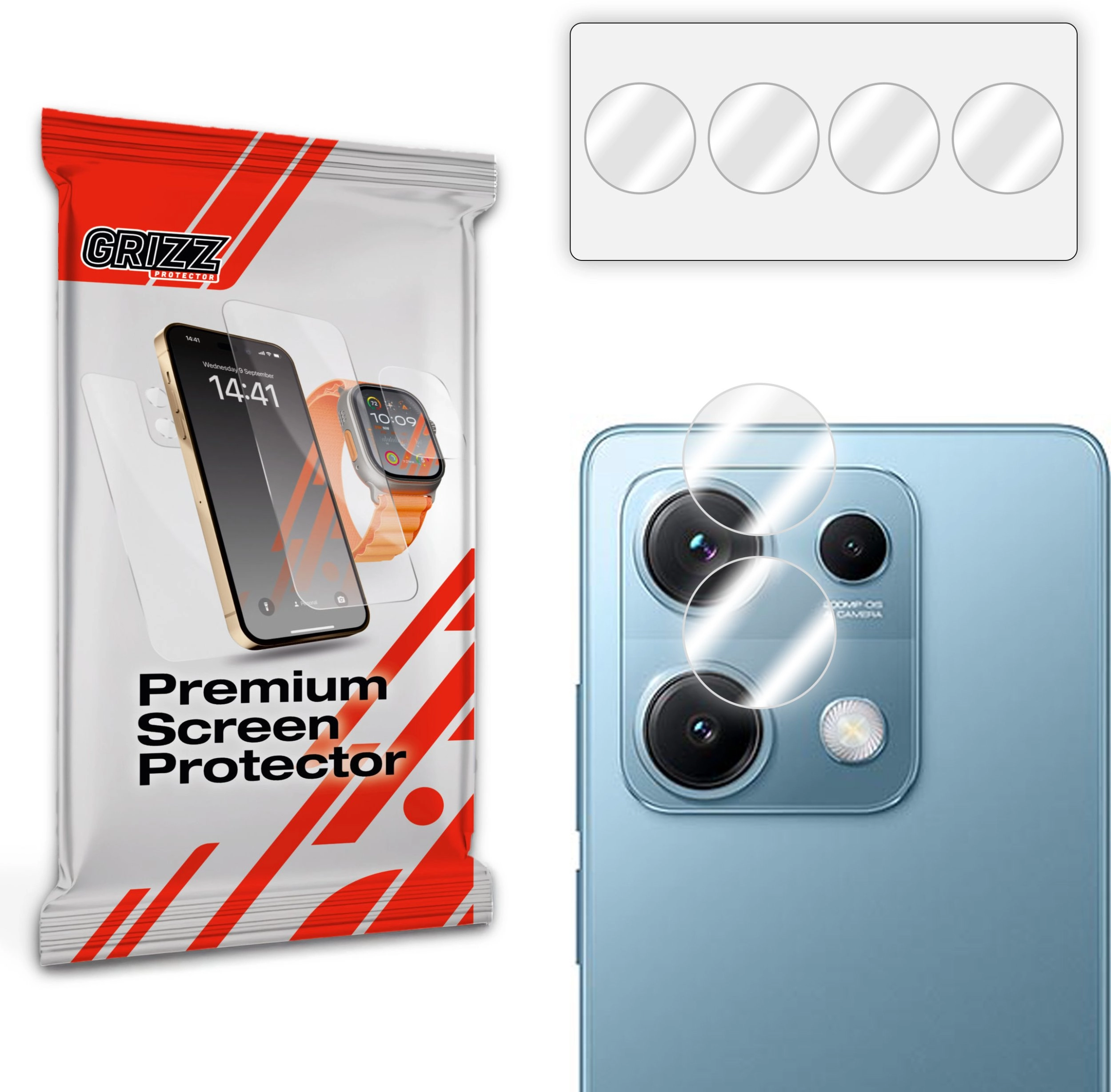 GrizzGlass HybridGlass Camera glass for Xiaomi