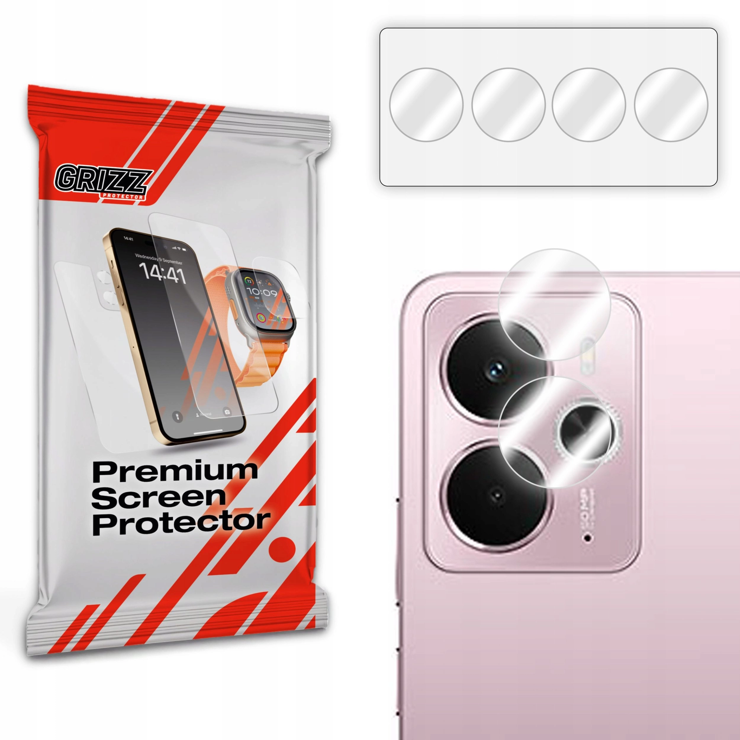 GrizzGlass HybridGlass Camera Glass for Realme