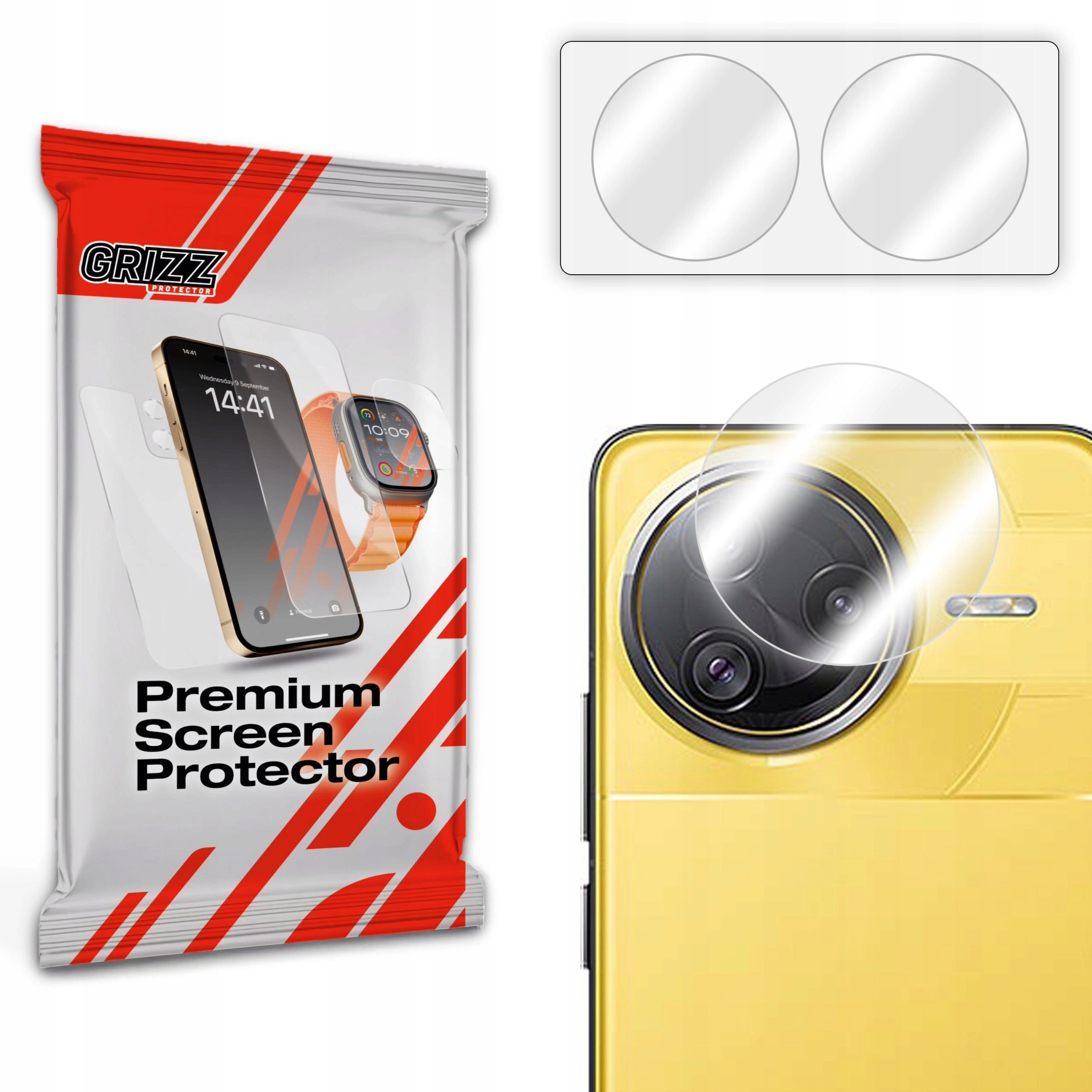 GrizzGlass HybridGlass Camera glass for Xiaomi