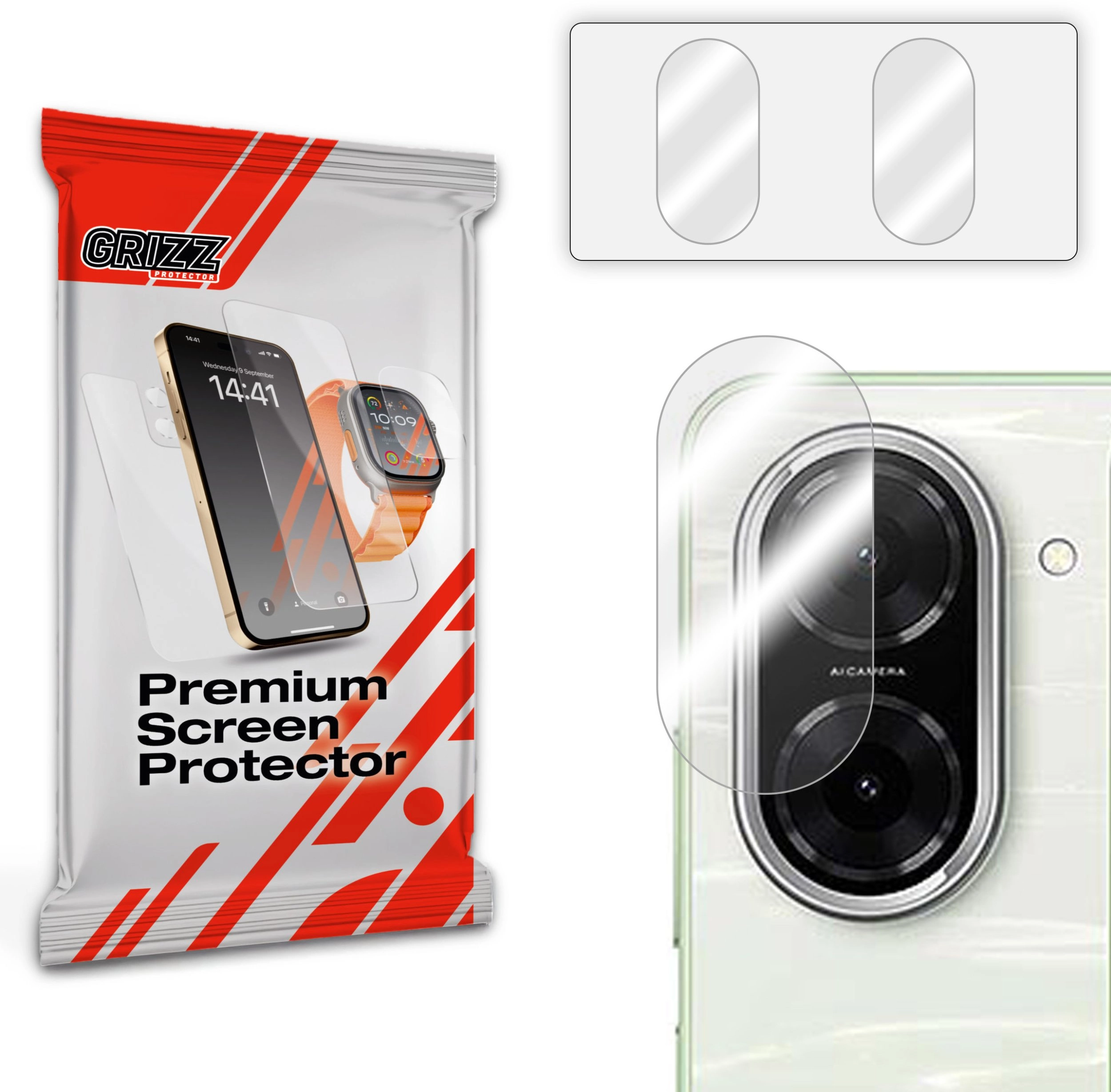 Szkło na aparat GrizzGlass HybridGlass Camera