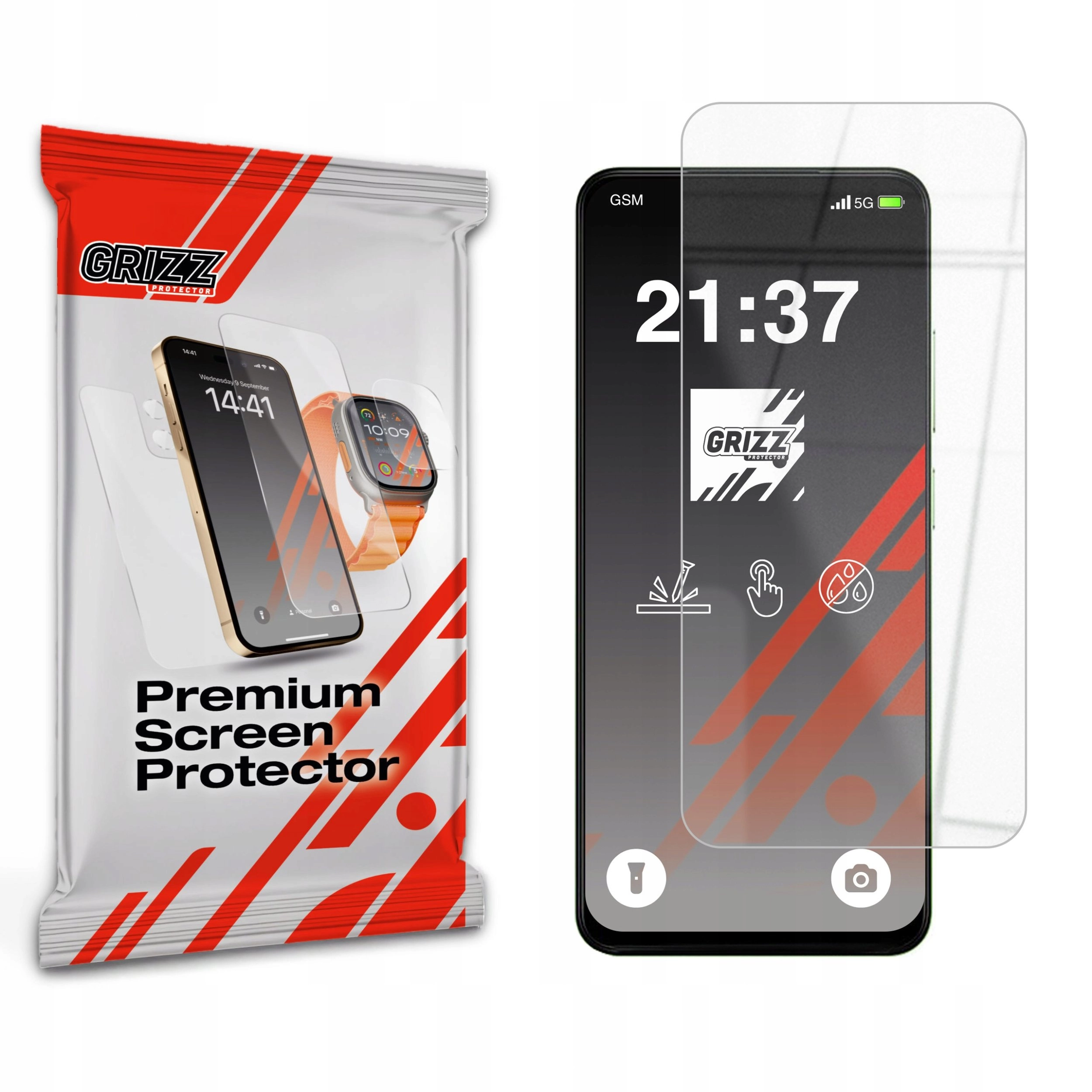 Szkło hybrydowe GrizzGlass HybridGlass do Xiaomi