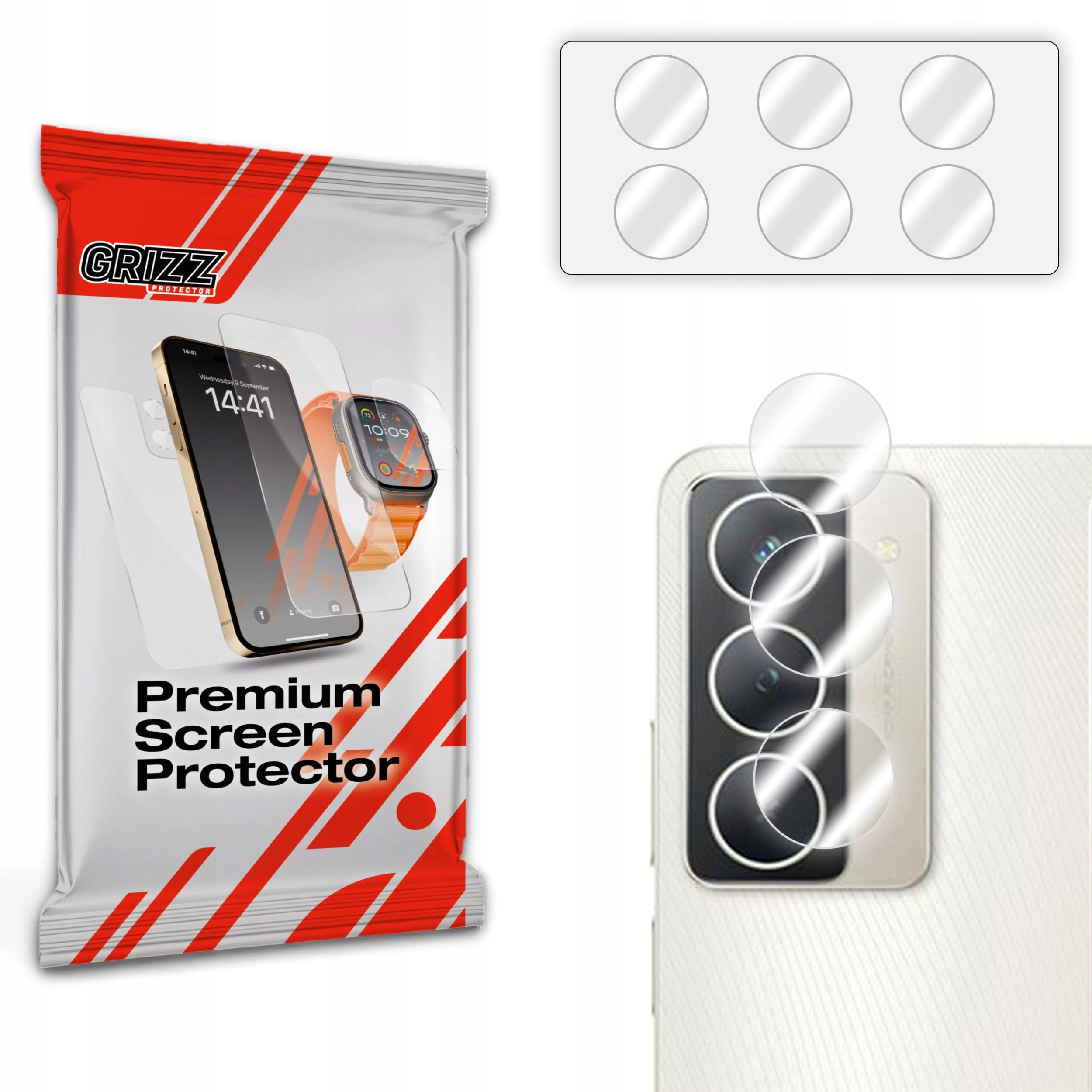GrizzGlass HybridGlass Camera Glass for Realme