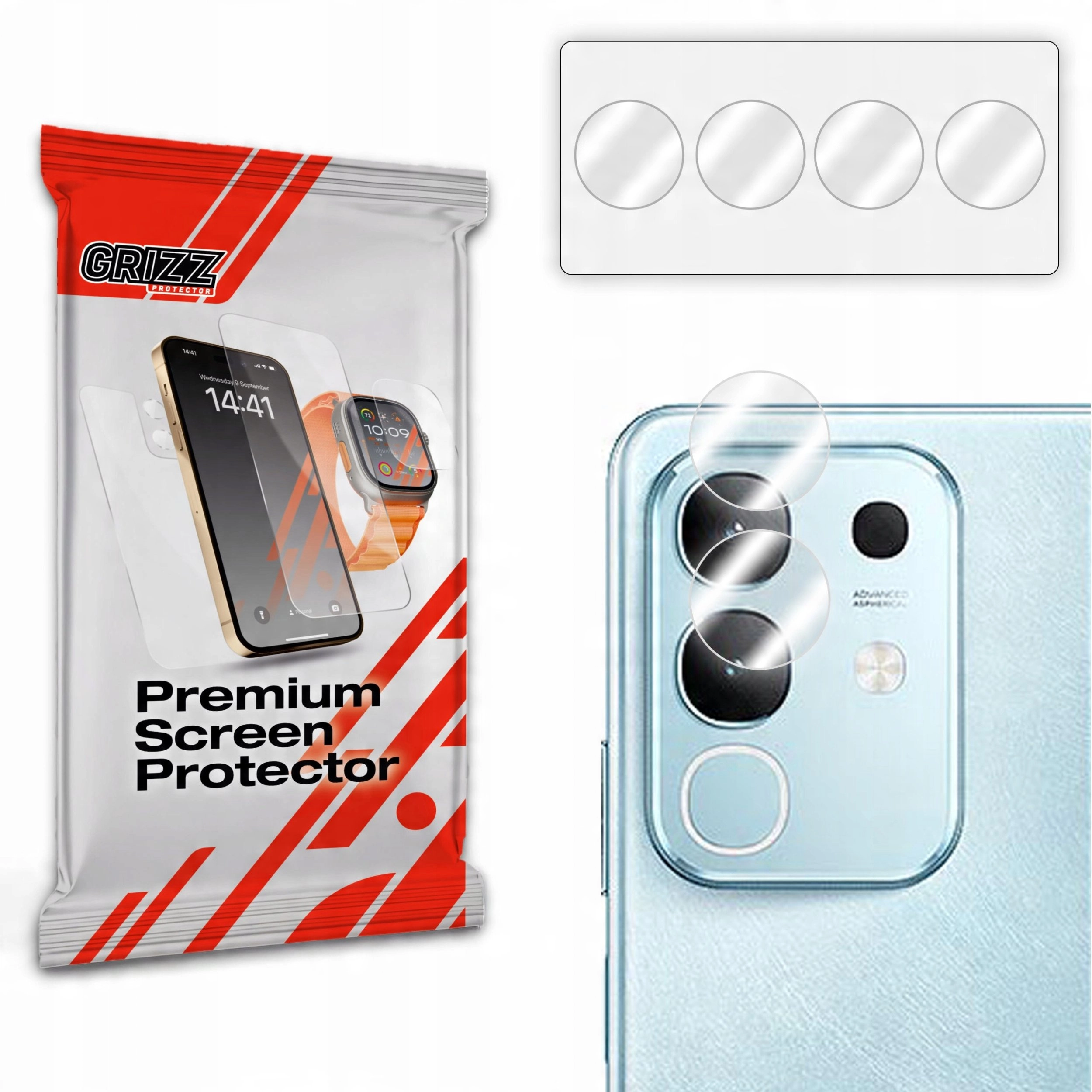 Szkło na aparat GrizzGlass HybridGlass Camera