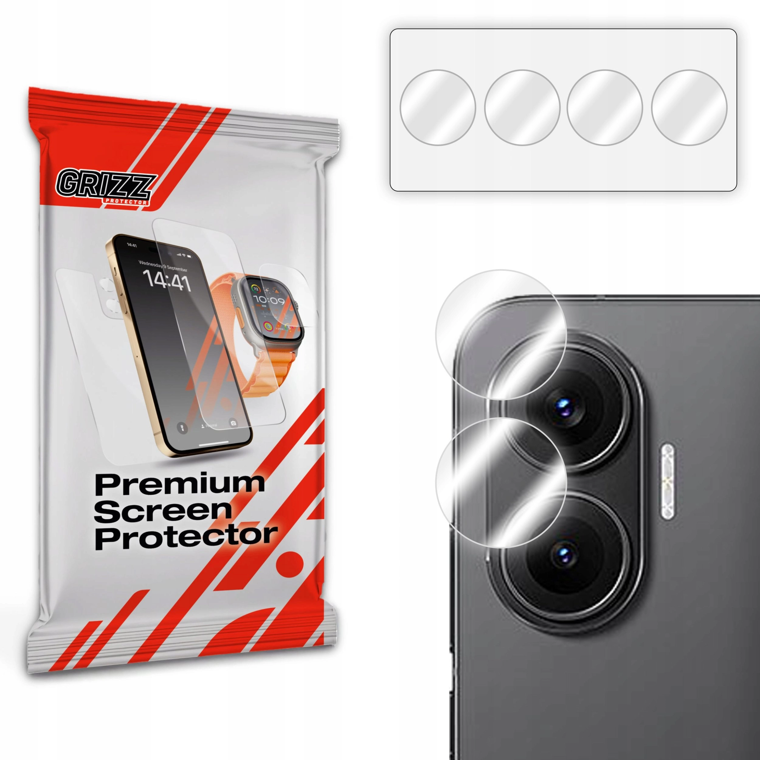 Szkło na aparat GrizzGlass HybridGlass Camera