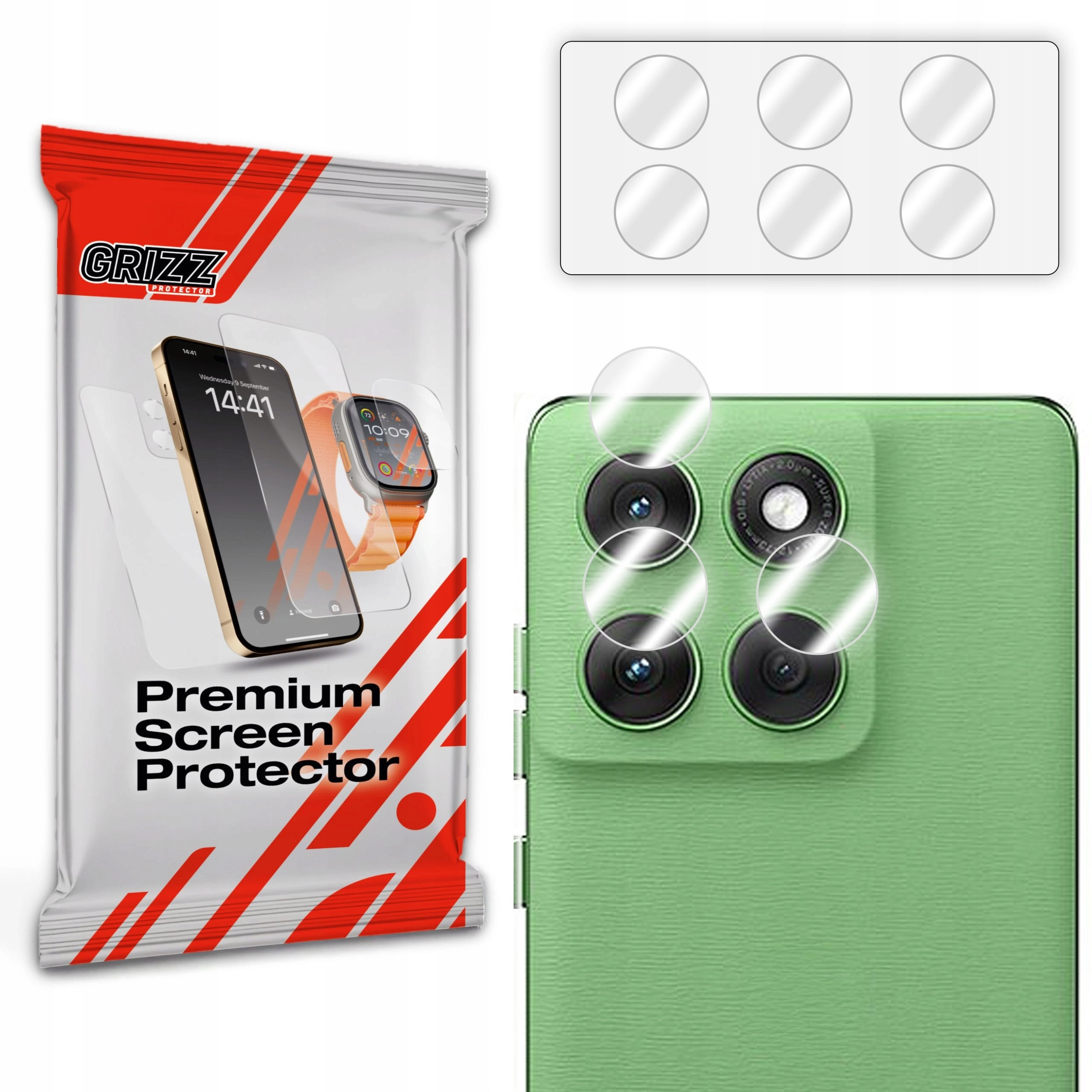 GrizzGlass HybridGlass Camera Glass for Motorola