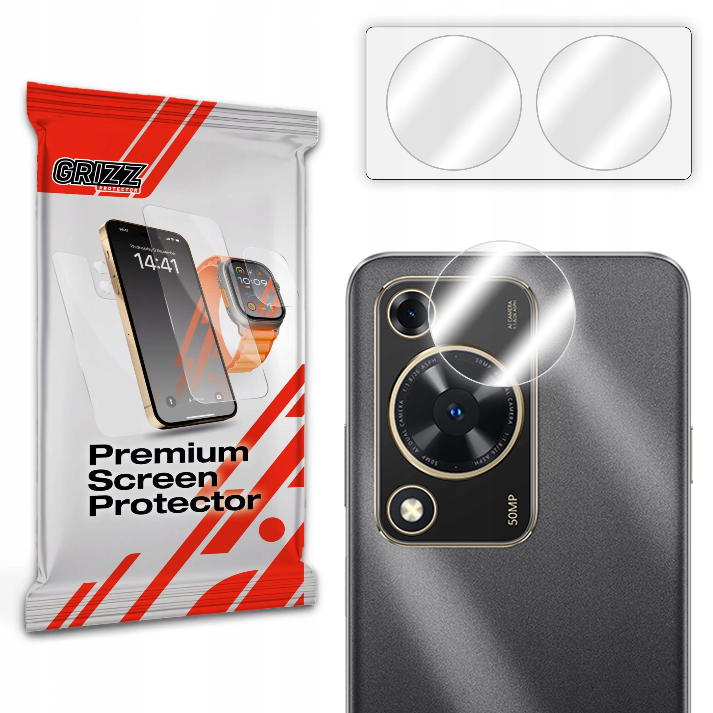 GrizzGlass HybridGlass Camera glass for Huawei