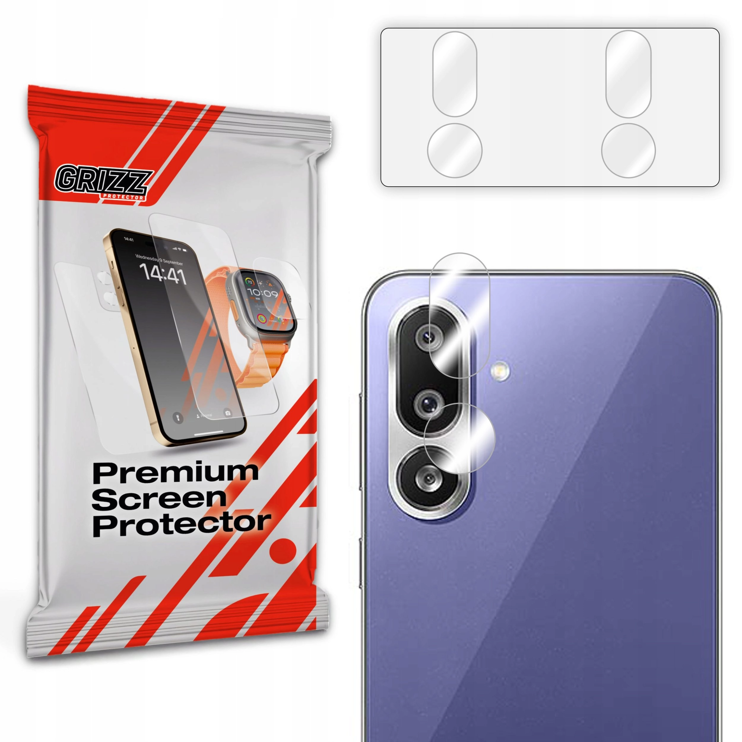 GrizzGlass HybridGlass Camera Glass for Samsung