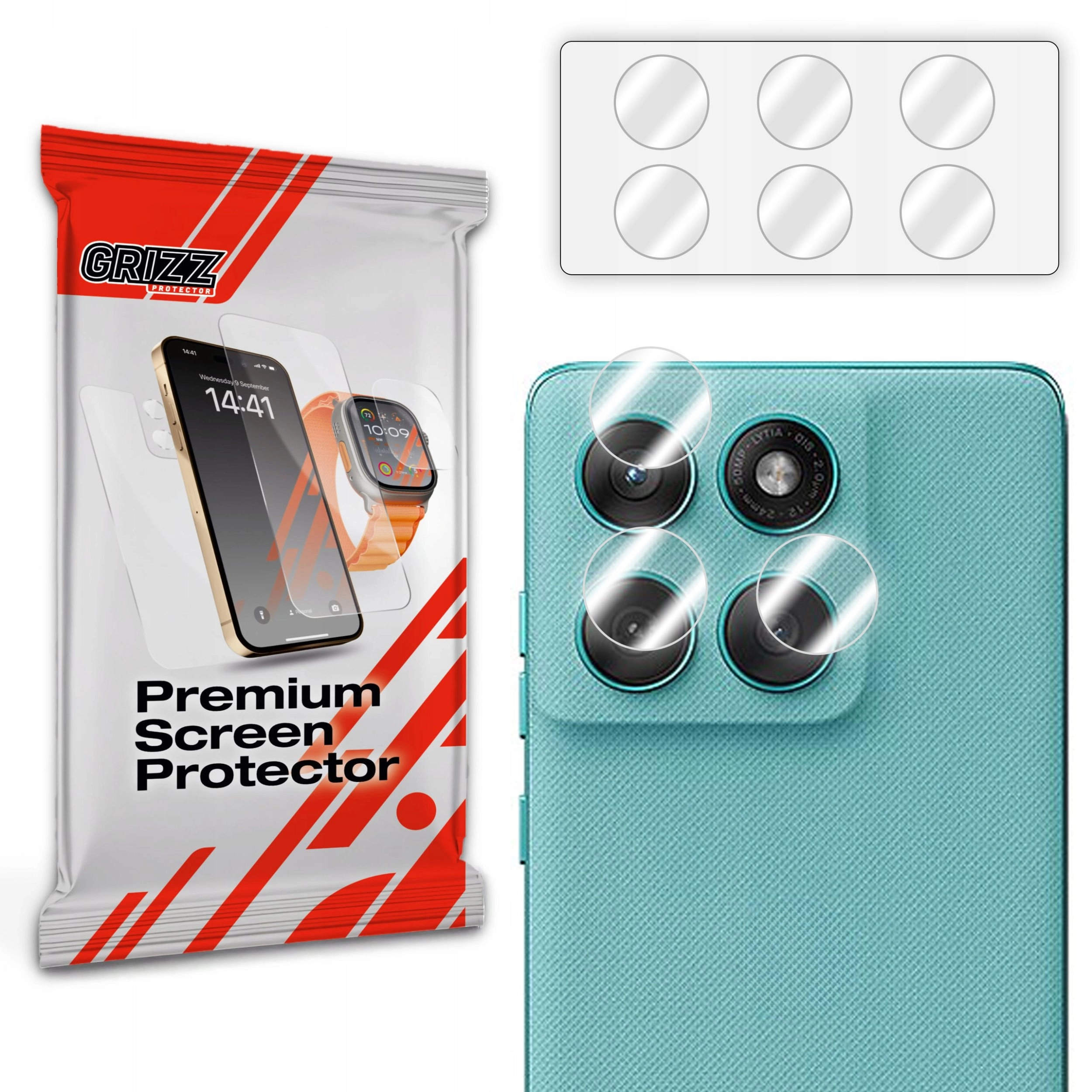 GrizzGlass HybridGlass Camera Glass for Motorola