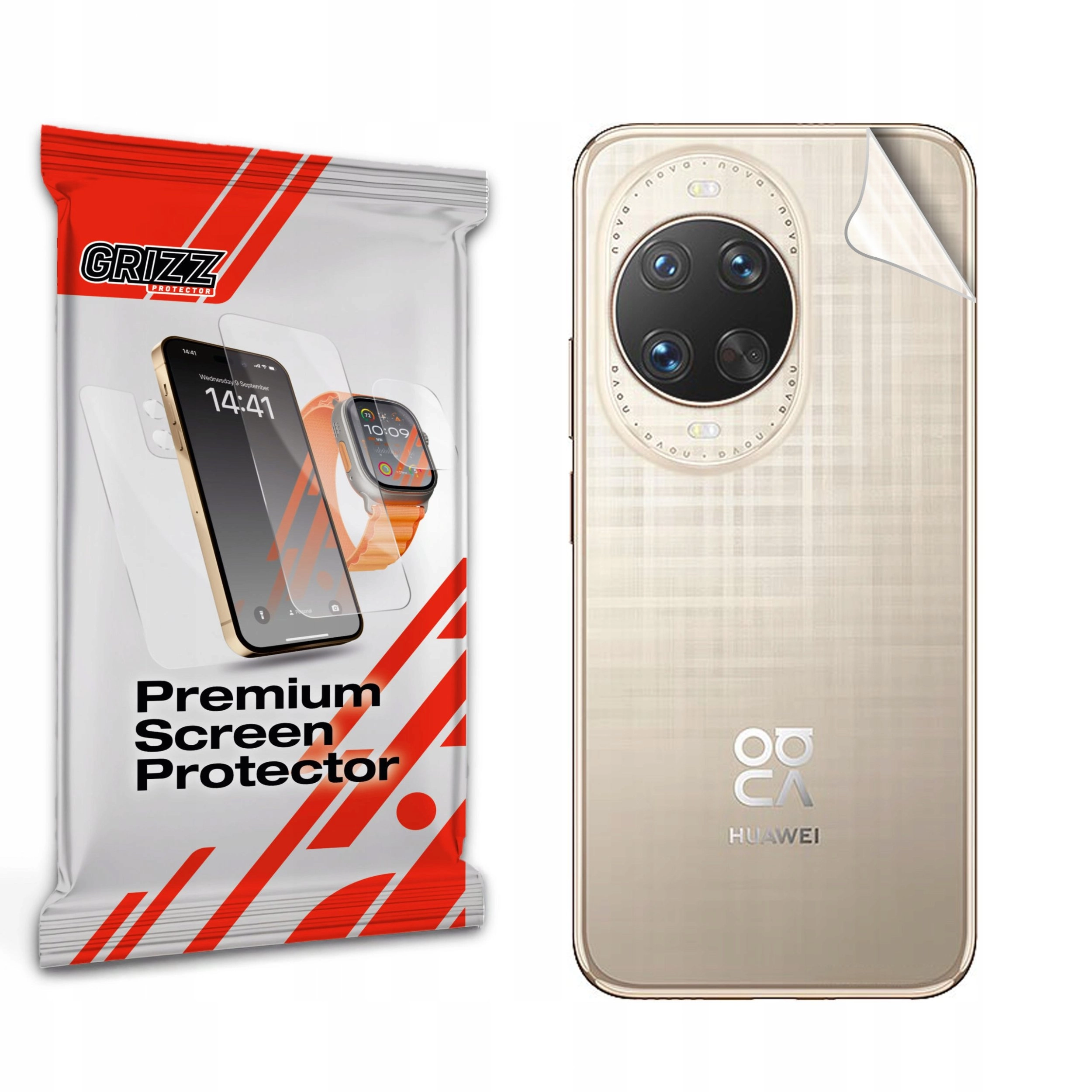 GrizzGlass SatinSkin back foil for Huawei