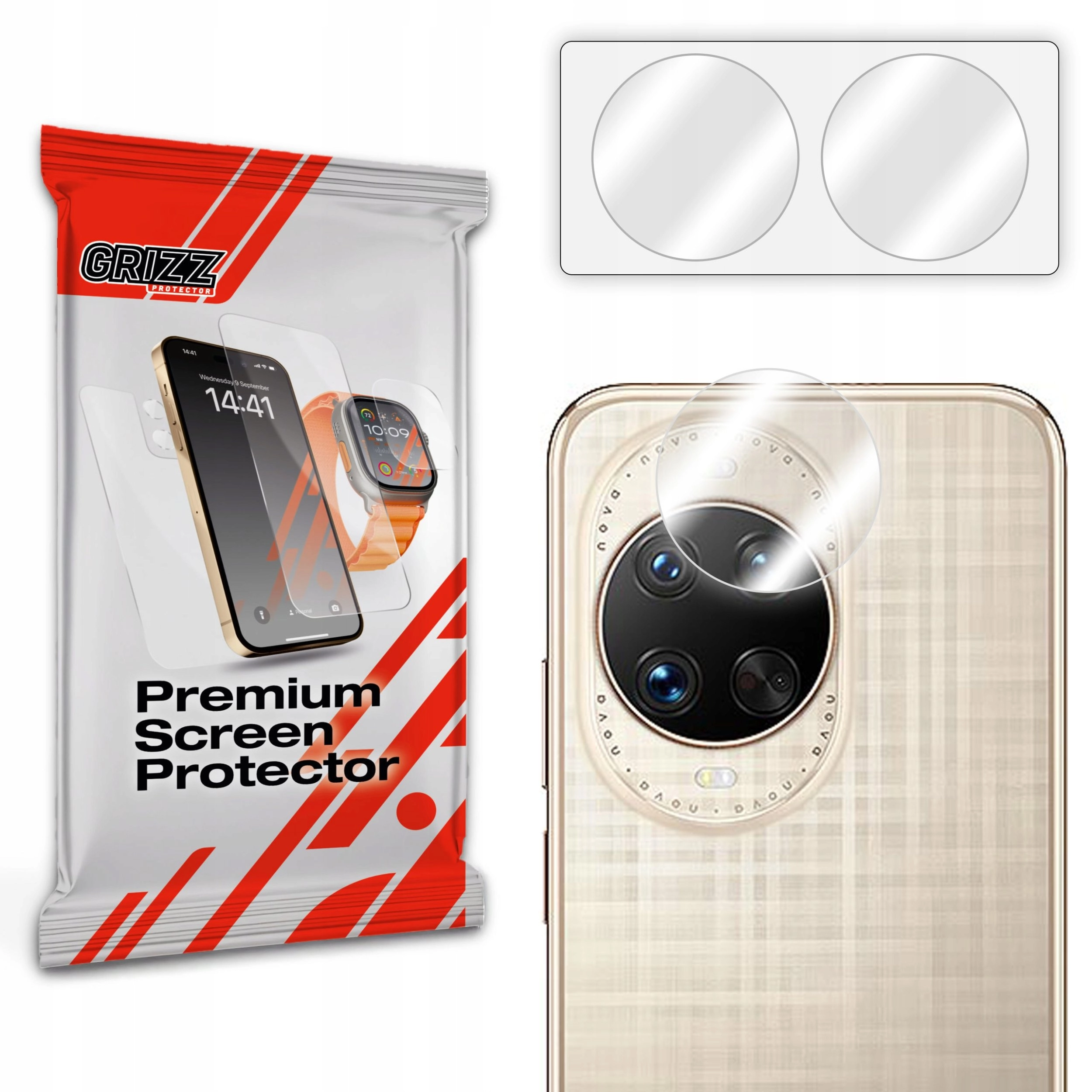 GrizzGlass HybridGlass Camera glass for Huawei