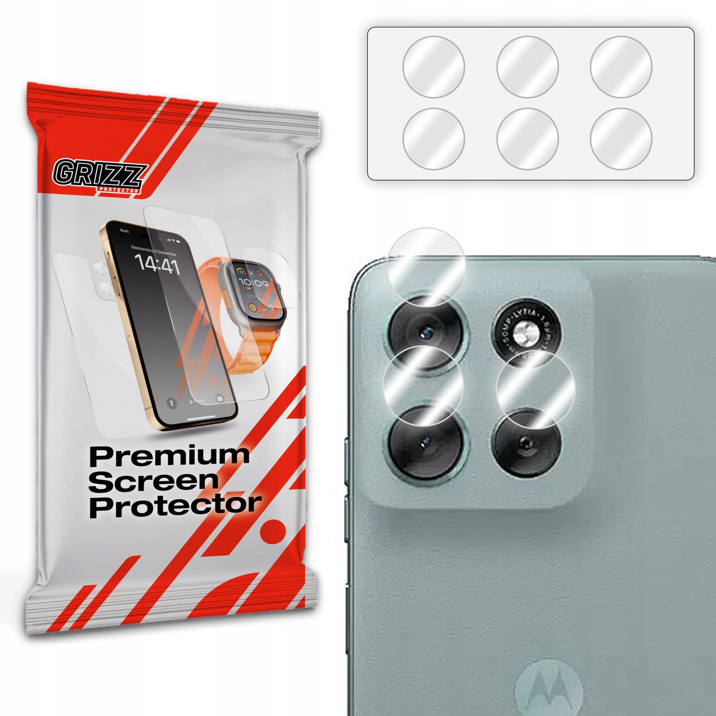 GrizzGlass HybridGlass Camera Glass for Motorola