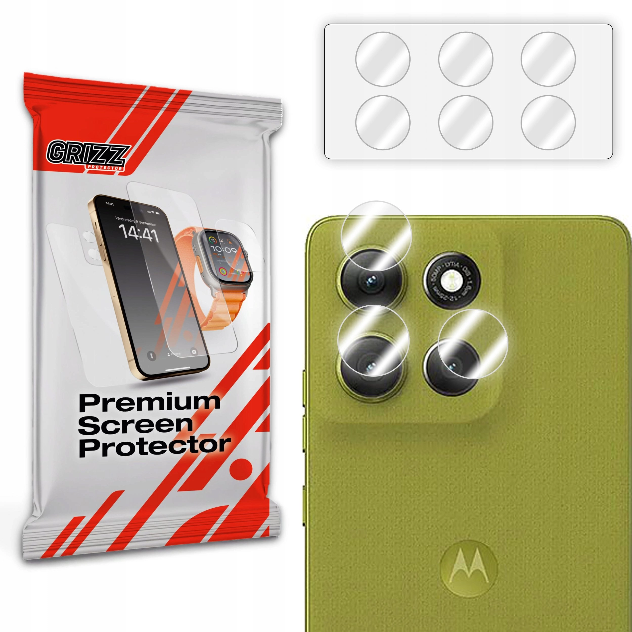 GrizzGlass HybridGlass Camera Glass for Motorola