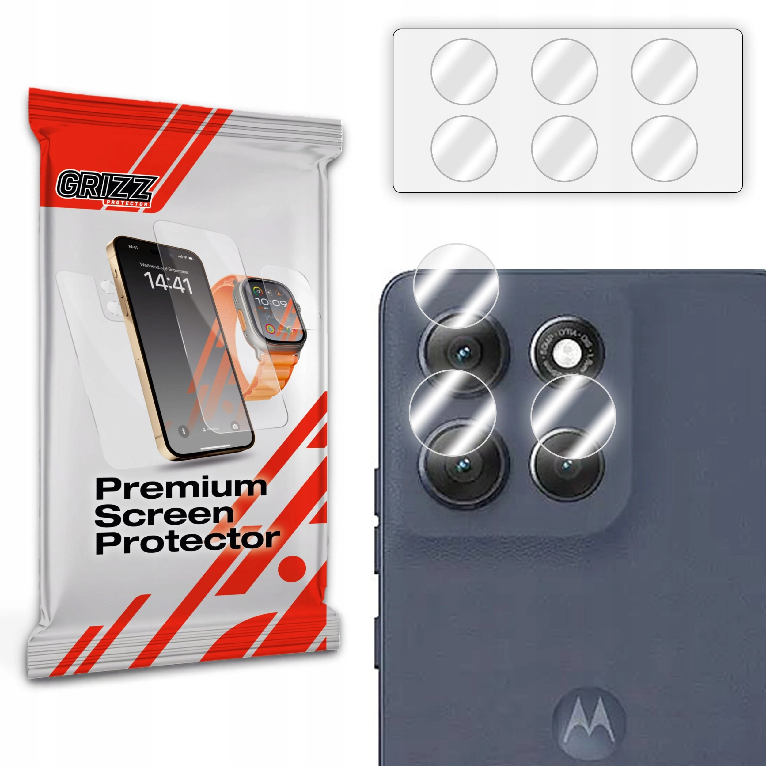 GrizzGlass HybridGlass Camera Glass for Motorola
